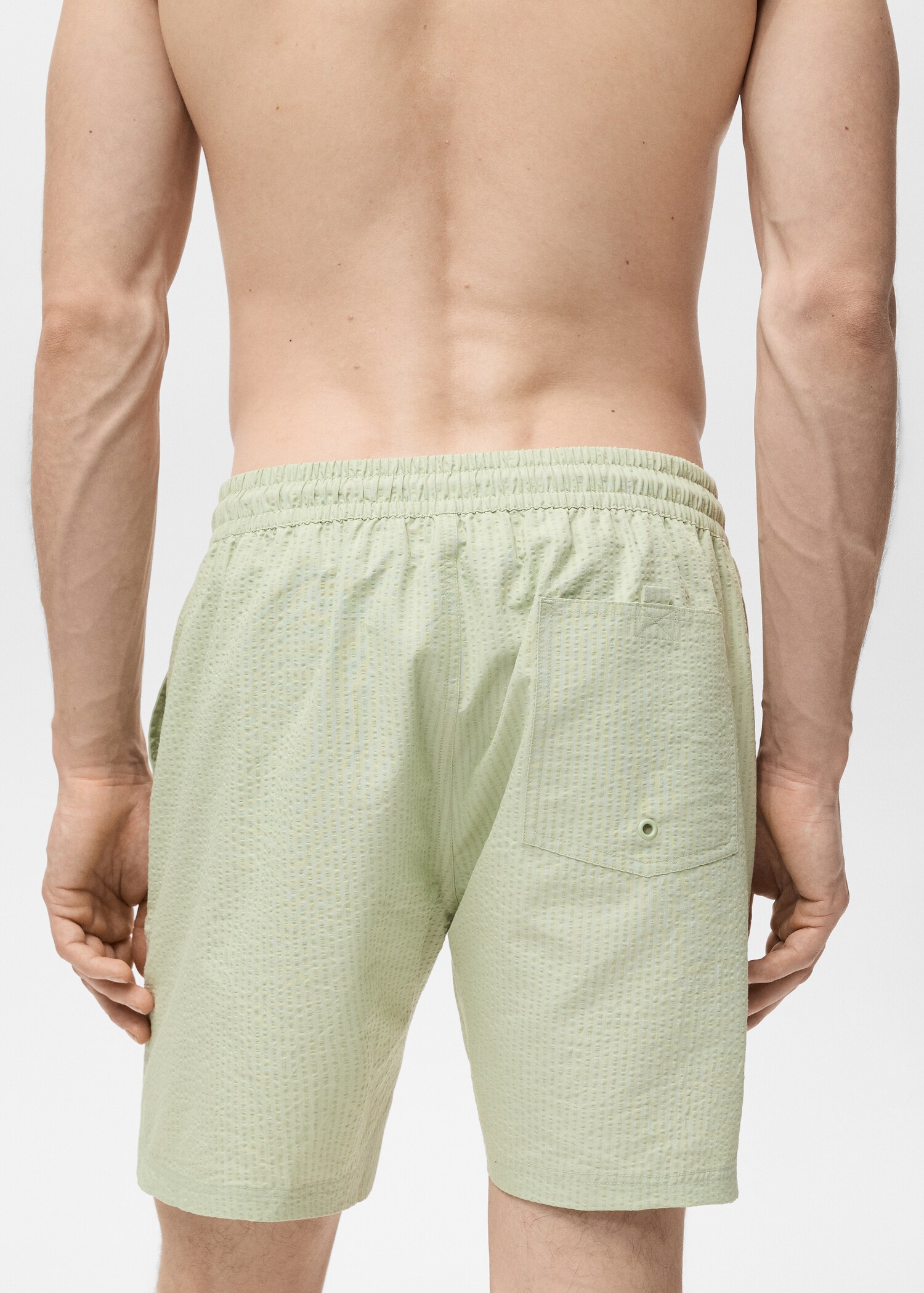Seersucker swimming trunks - Details of the article 6