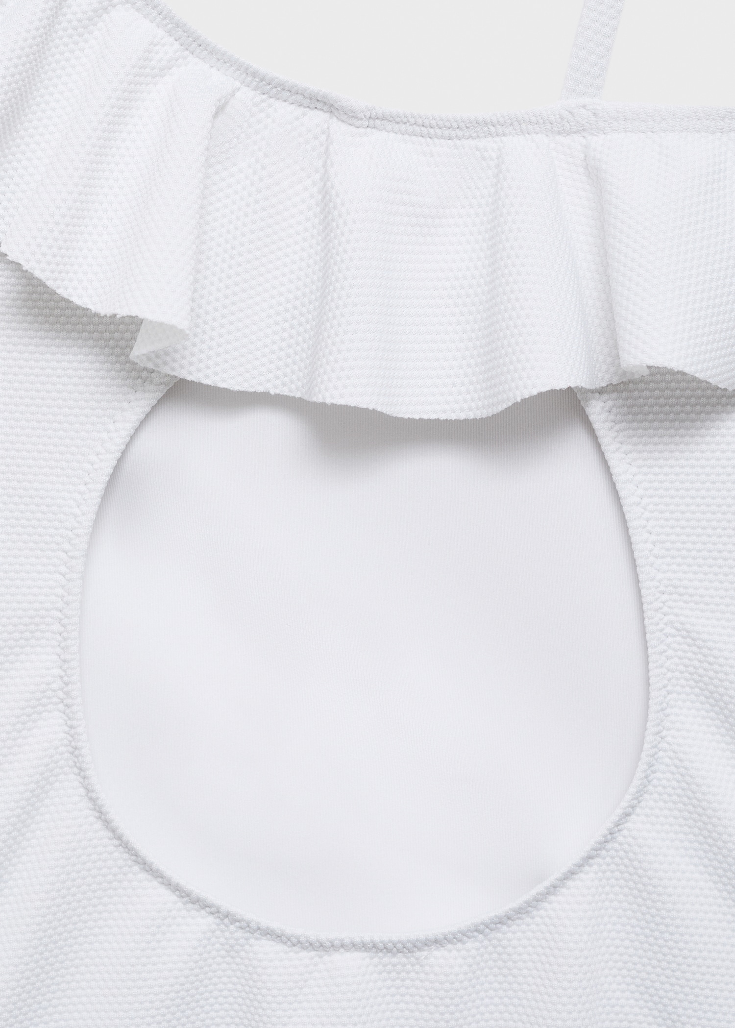 Asymmetric ruffle swimsuit - Details of the article 0