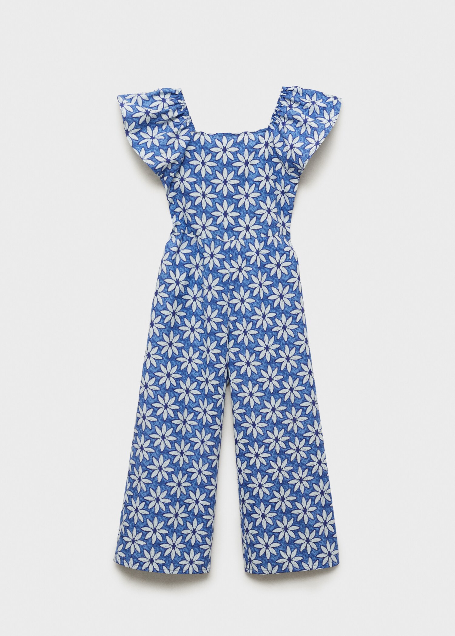Floral jumpsuit with back opening - Article without model