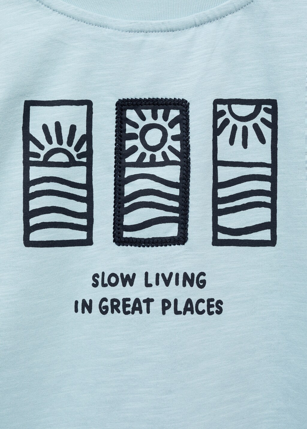 Short-sleeved printed t-shirt