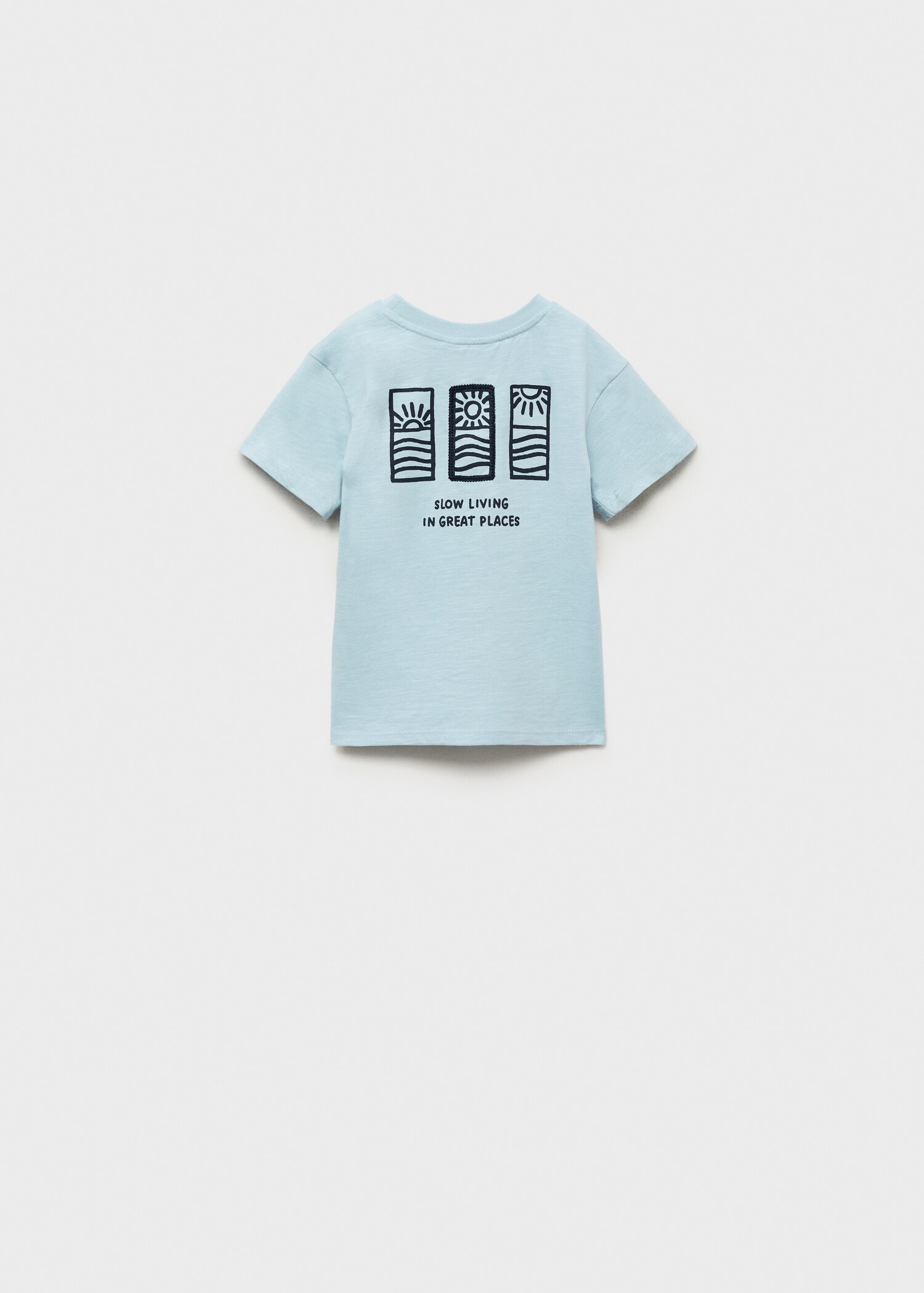 Camiseta estampada manga corta - Reverso del artículo