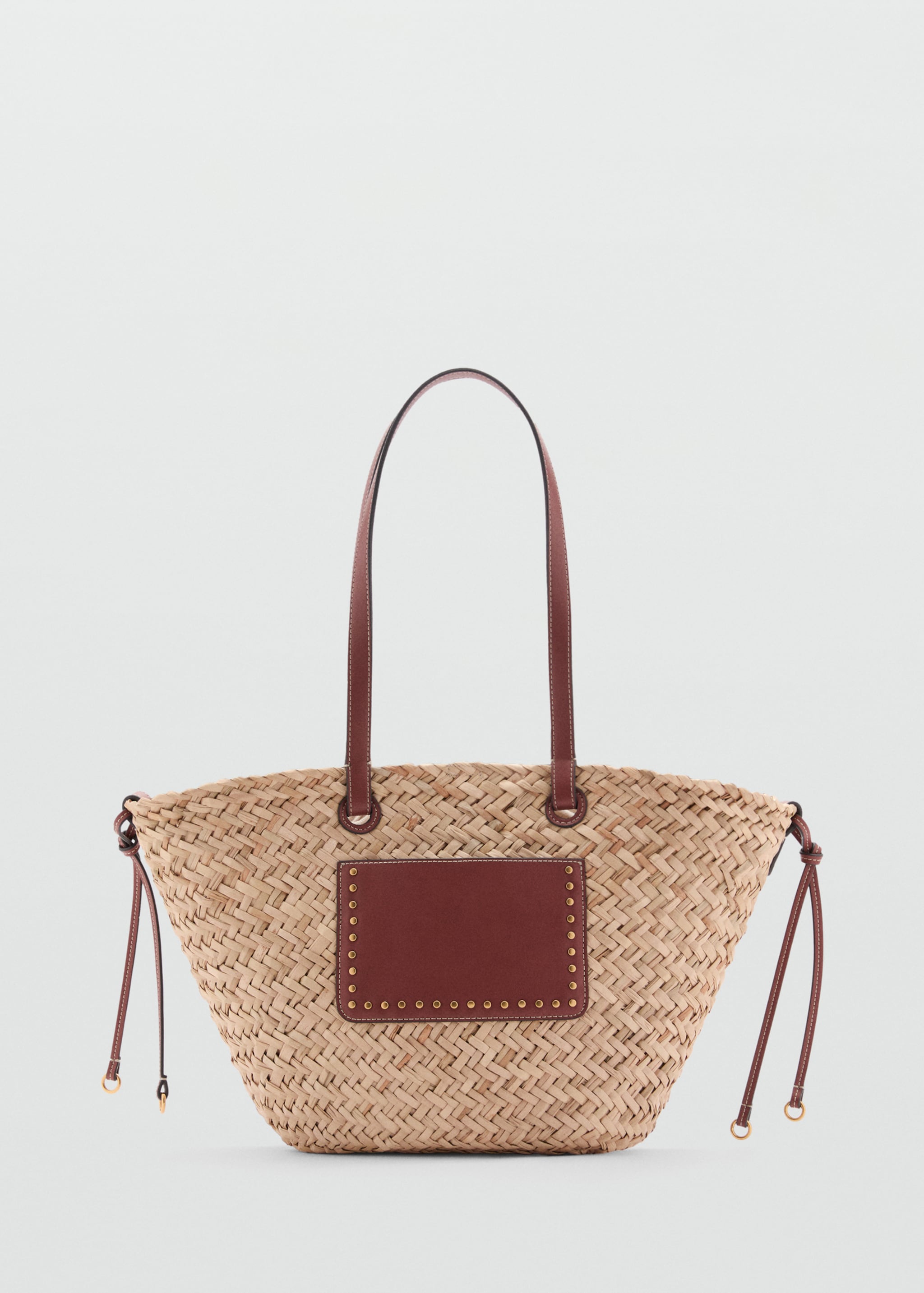 Large double-handle natural fiber basket - Article without model