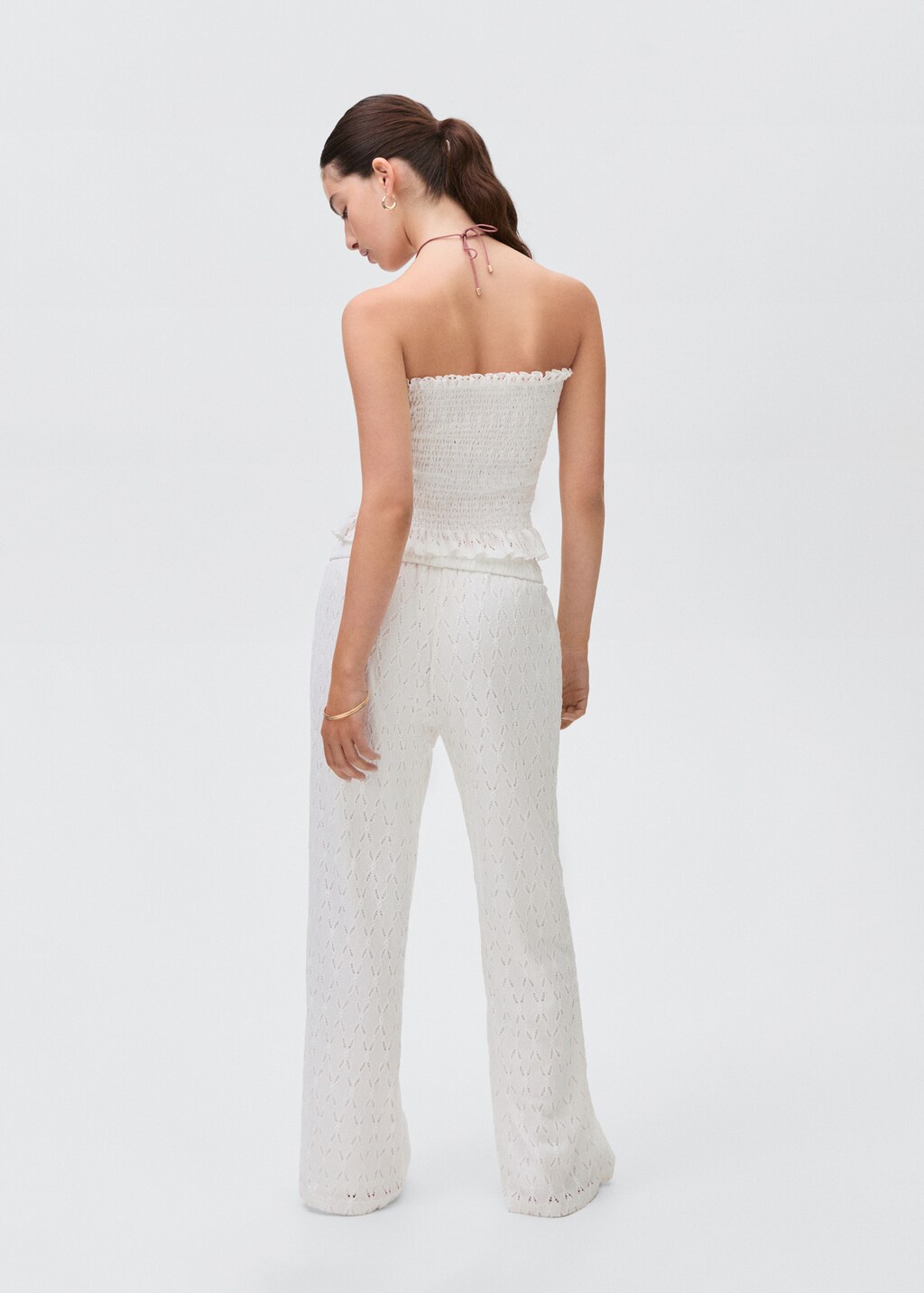 Ruched strapless top - Teen | MANGO USA