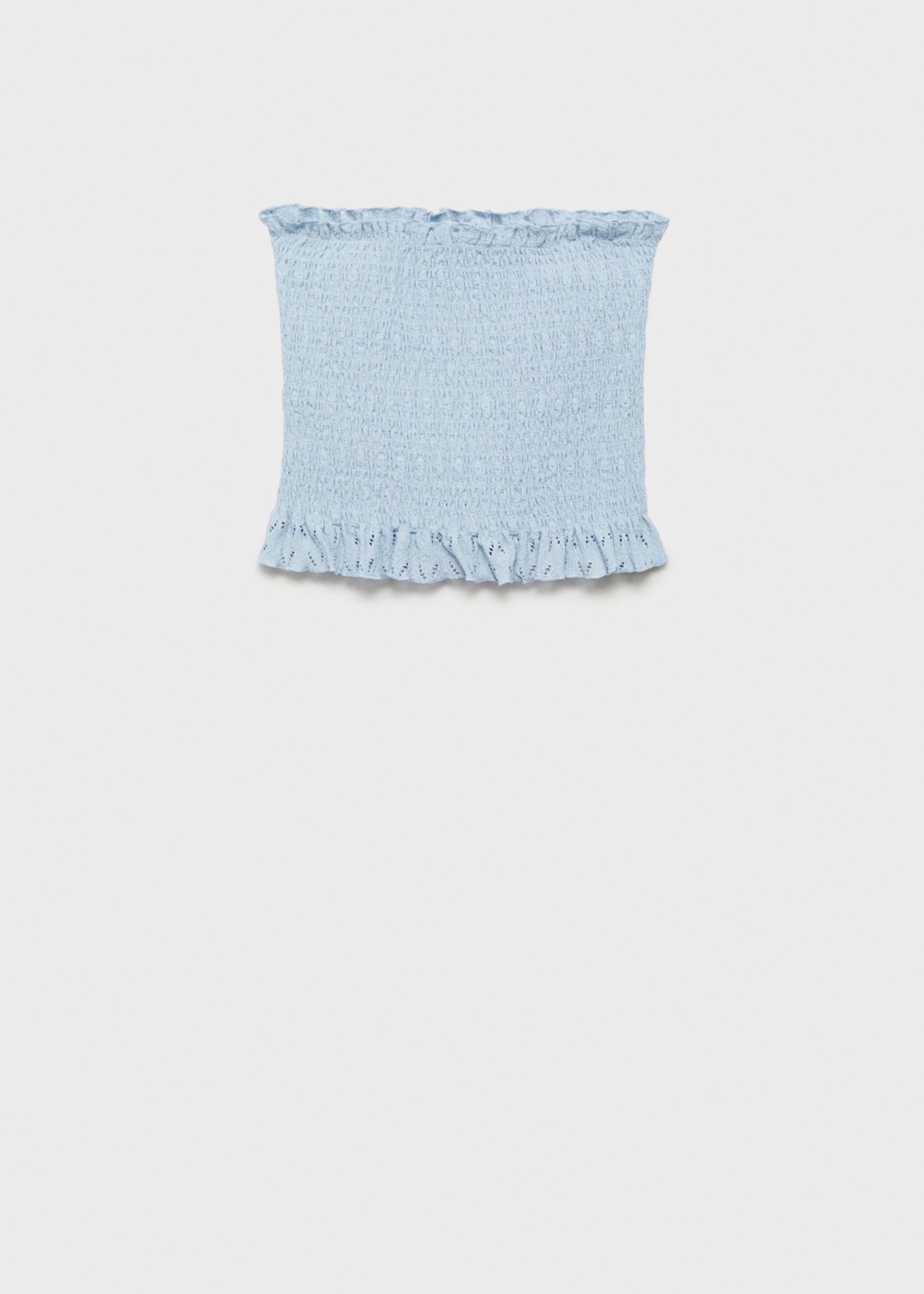 Ruched strapless top - Article without model