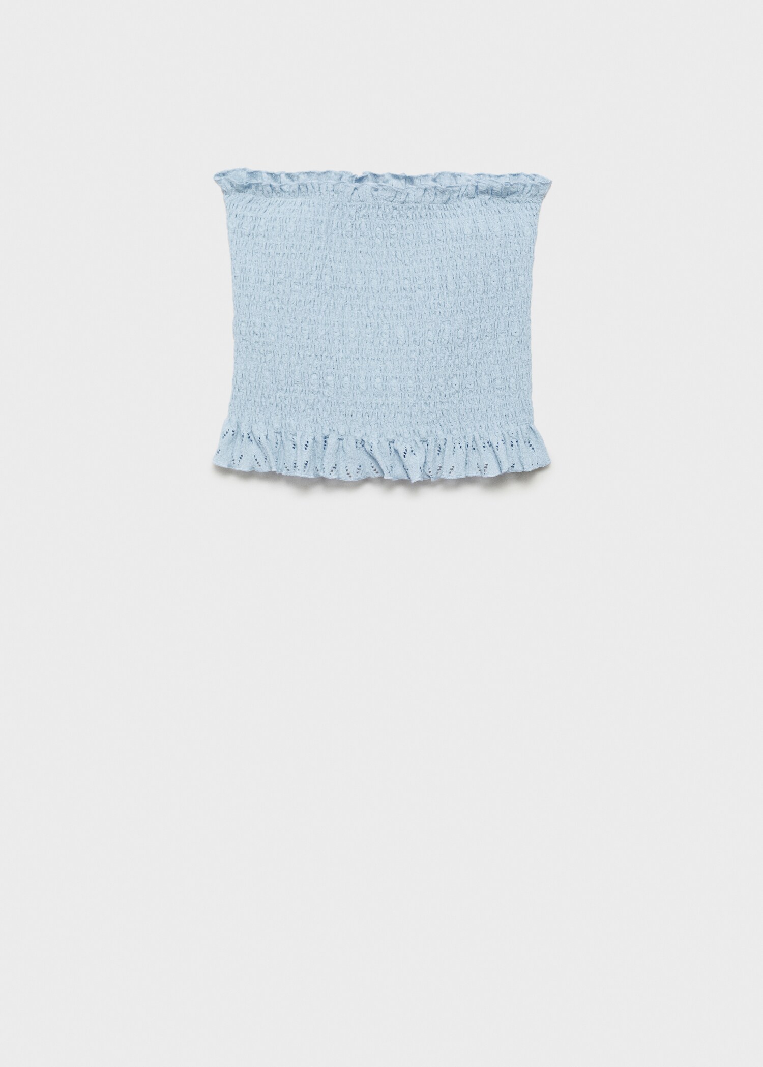 Ruched strapless top - Article without model