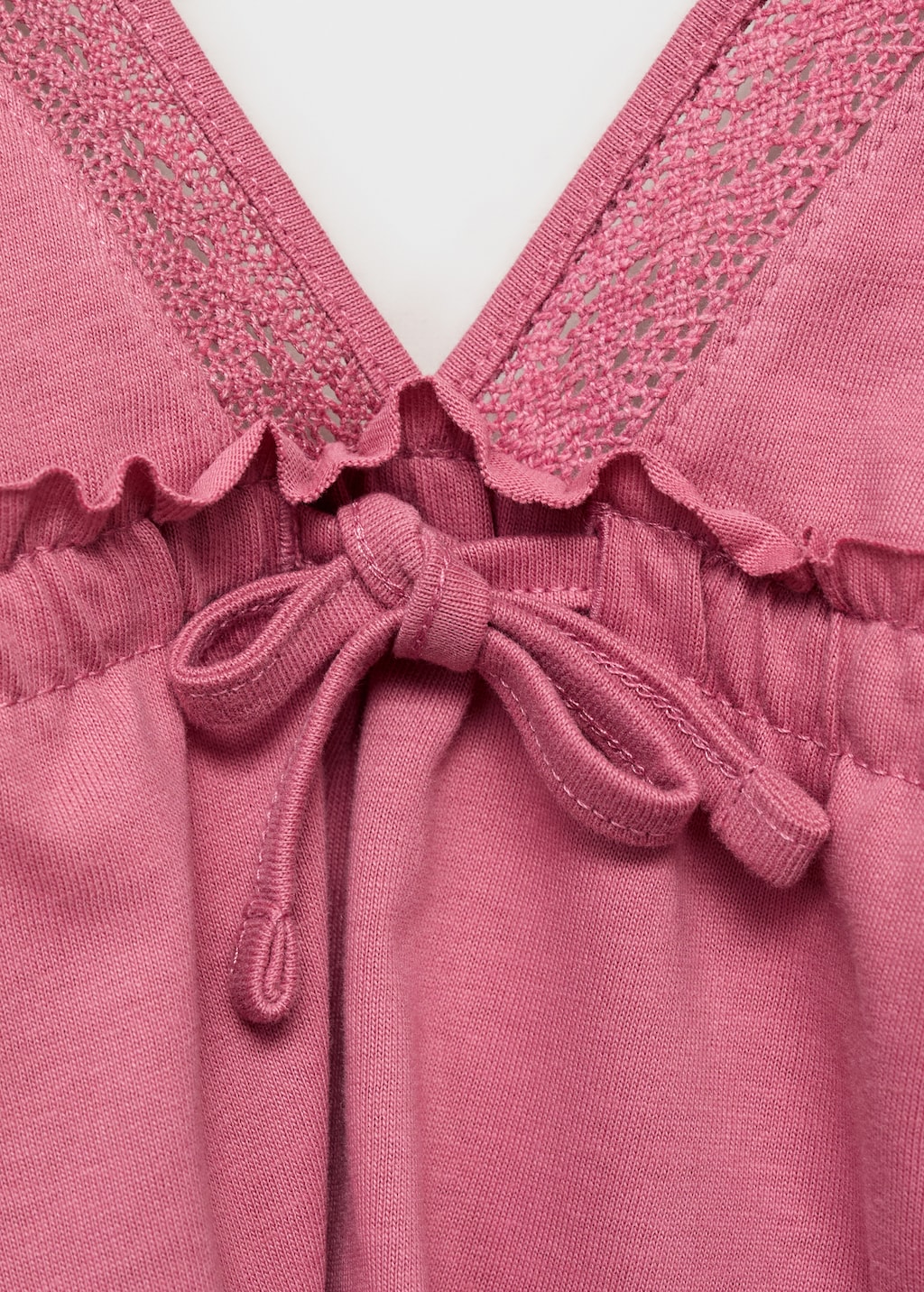 Openwork knit top - Teen | MANGO Canada