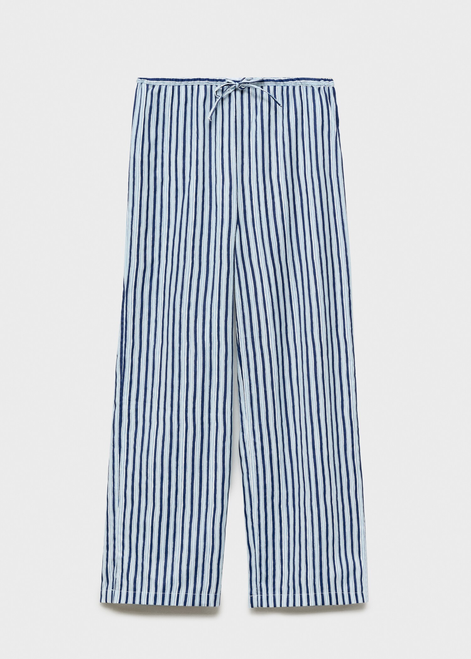 Straight striped trousers - Article without model