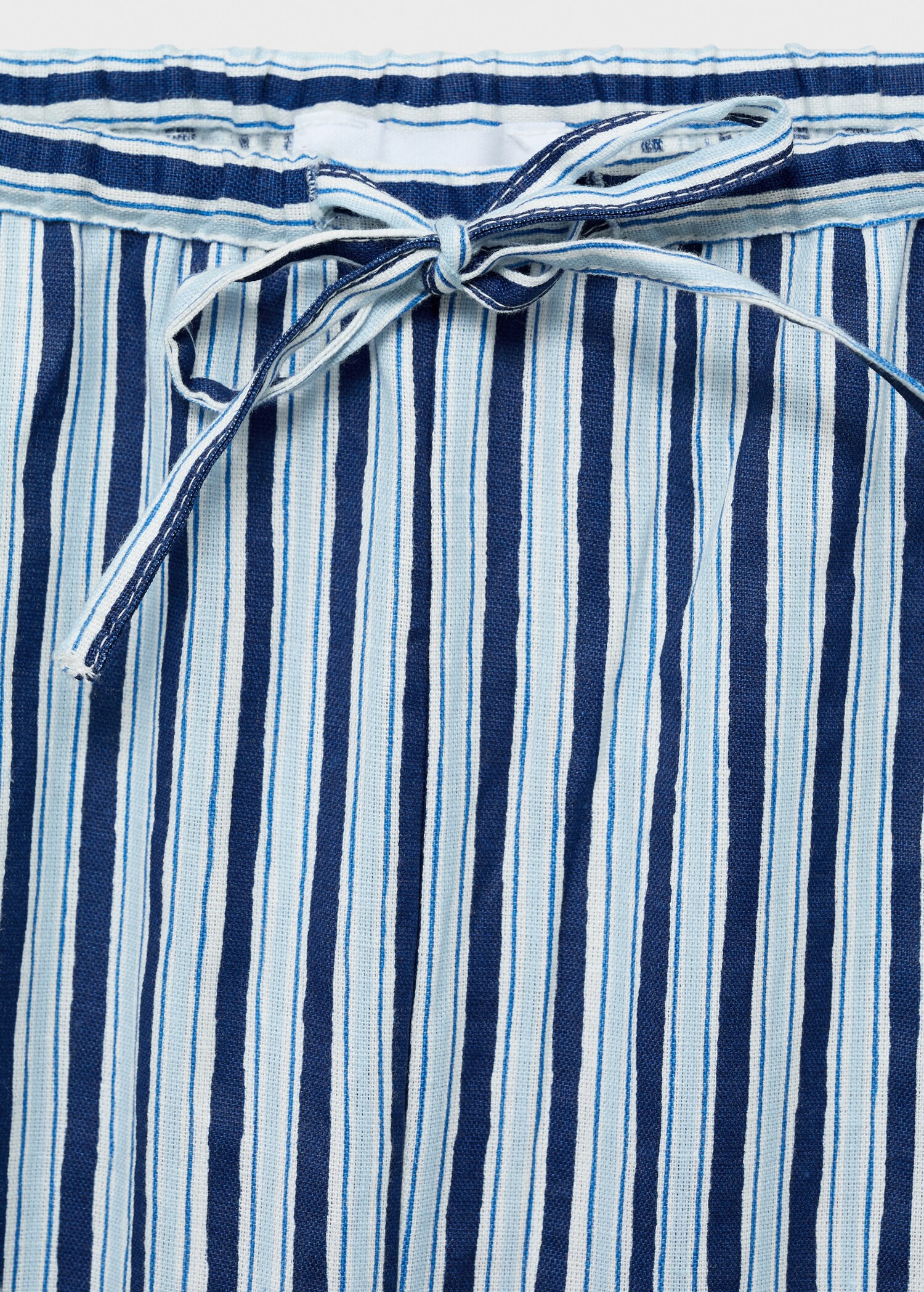 Straight striped trousers - Details of the article 8