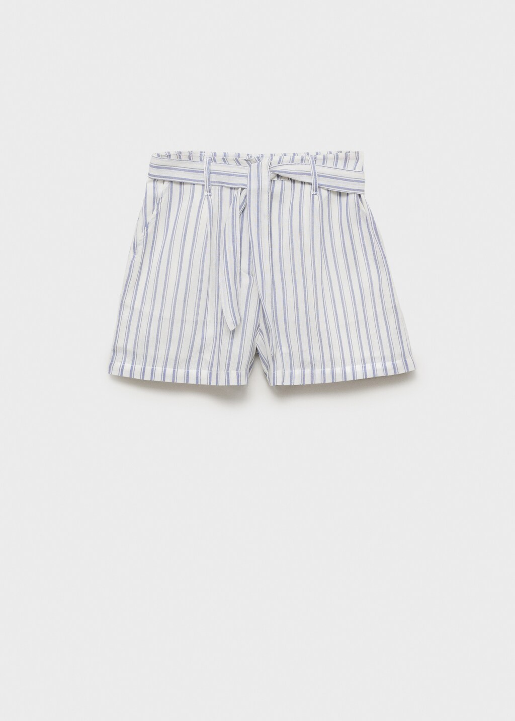 Striped cotton shorts - Teen | MANGO USA