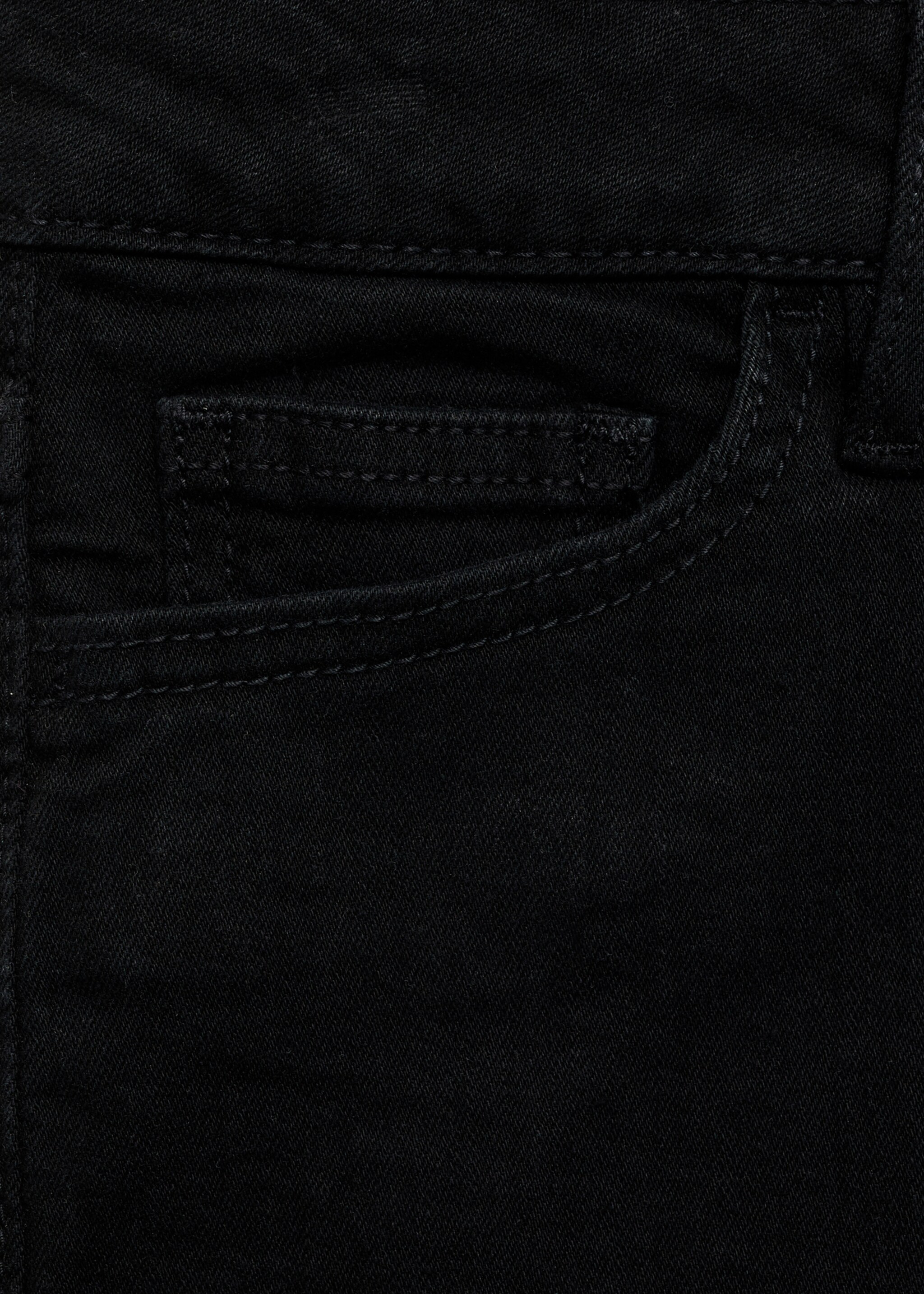 Straight denim shorts - Details of the article 0
