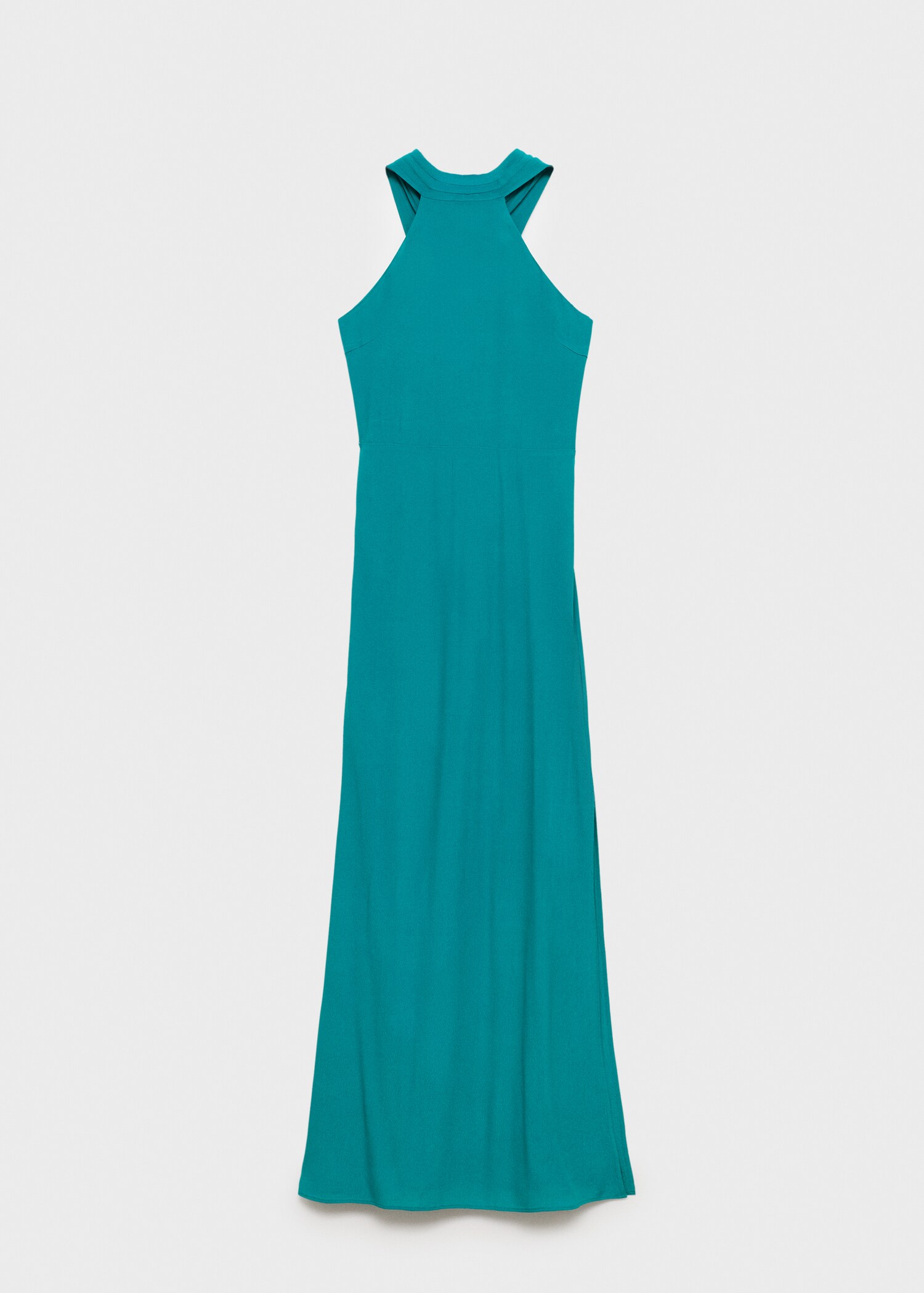 Long halter-neck dress - Article without model