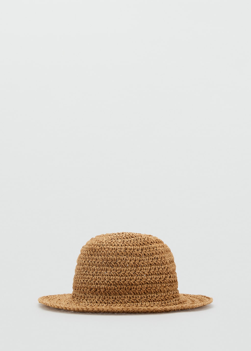 Braided paper beach hat