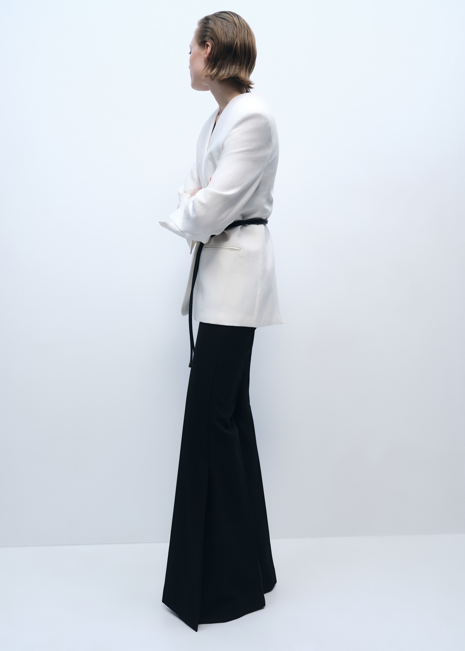 Maxi wideleg suit trousers - Details of the article 6