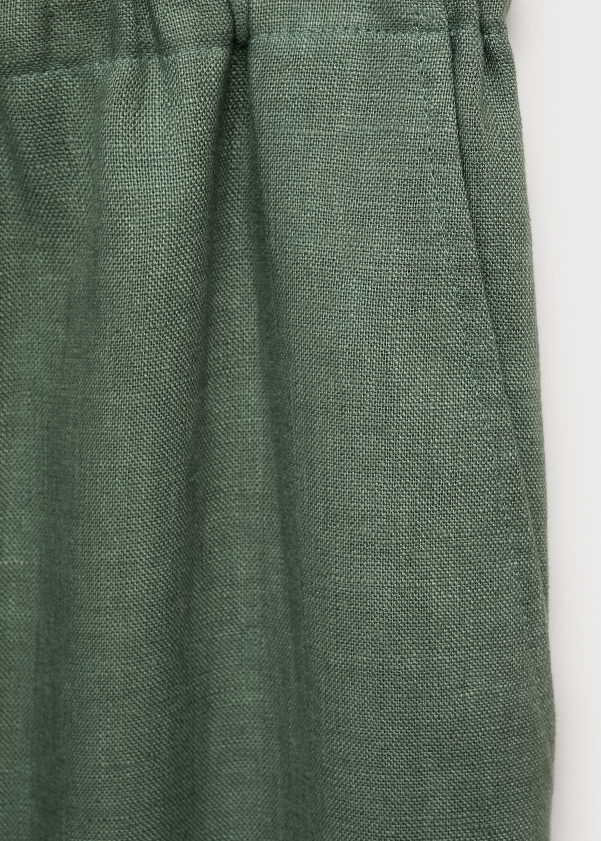 Linnen straight-fit broek - Detail van het artikel 0
