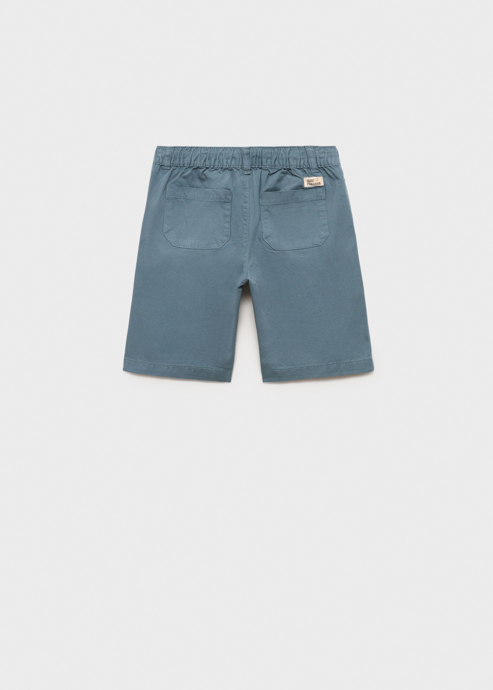 Elastic waist Bermuda shorts - Reverse of the article