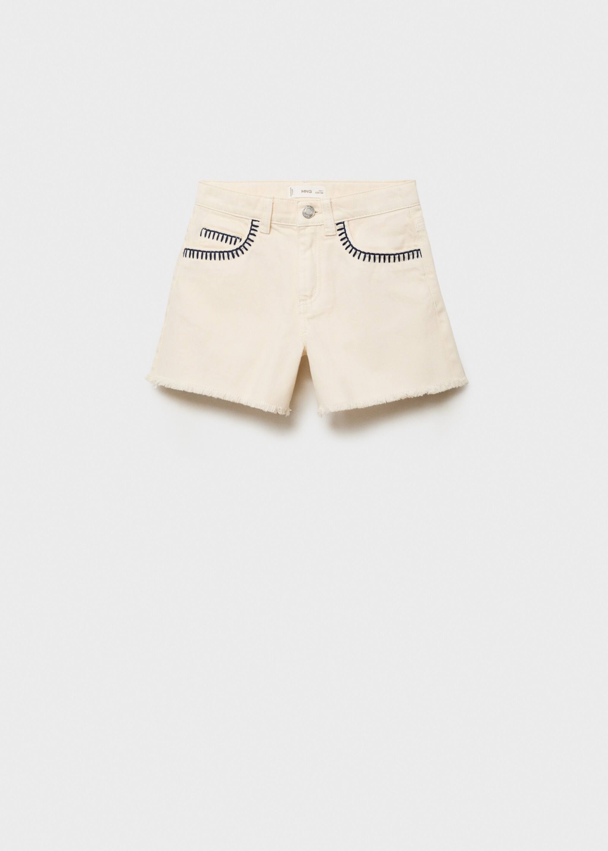 Shorts with embroidered detail - Article without model