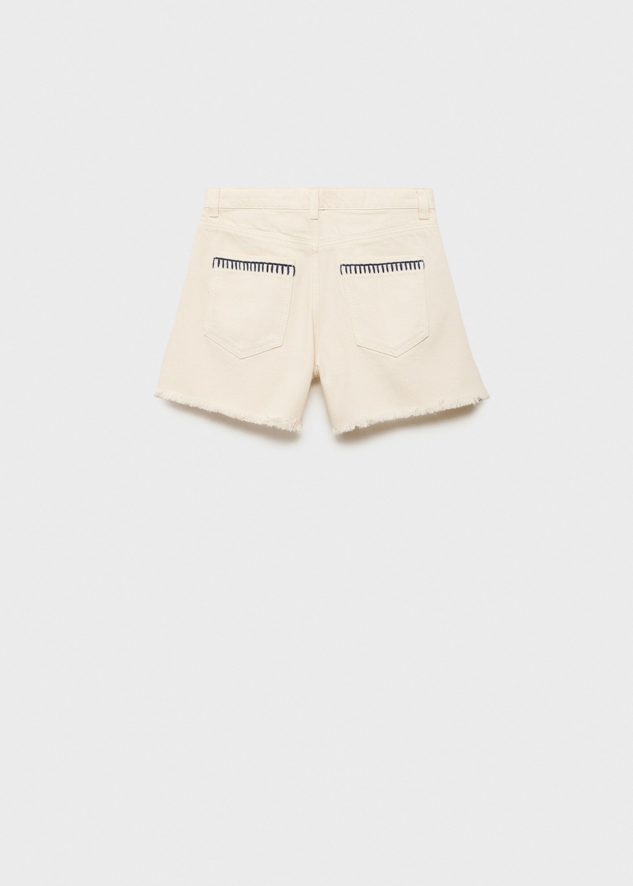 Shorts with embroidered detail - Reverse of the article