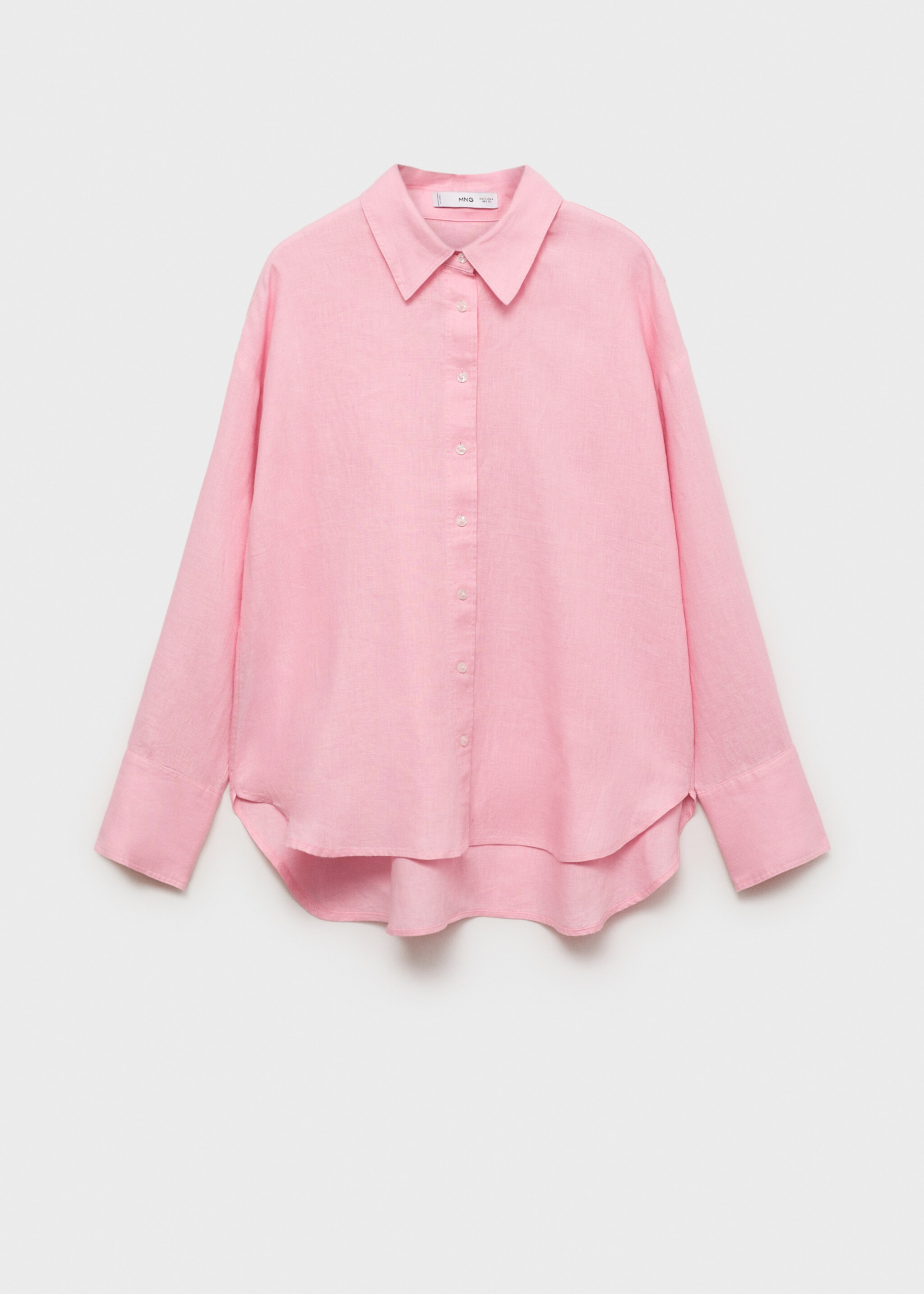 Linen oversized shirt - Article without model