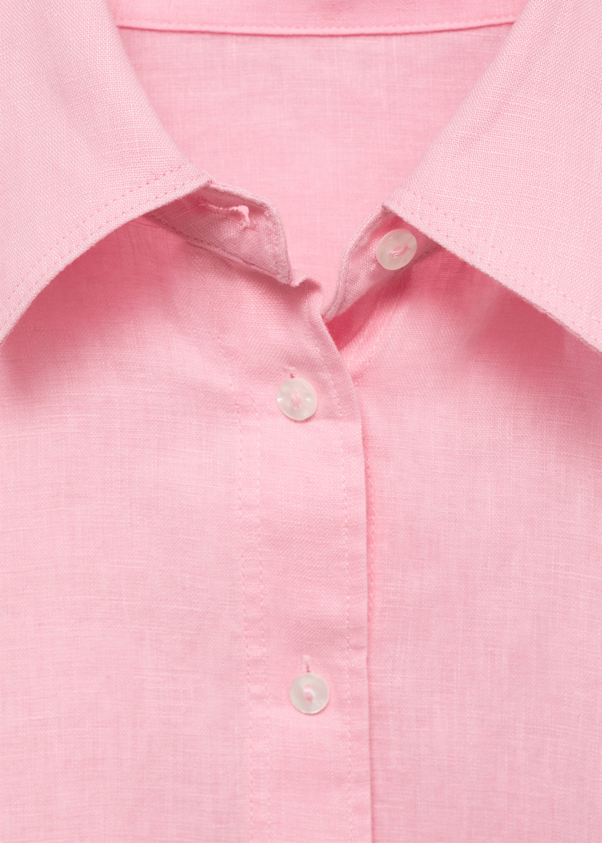 Linen oversized shirt - Details of the article 8
