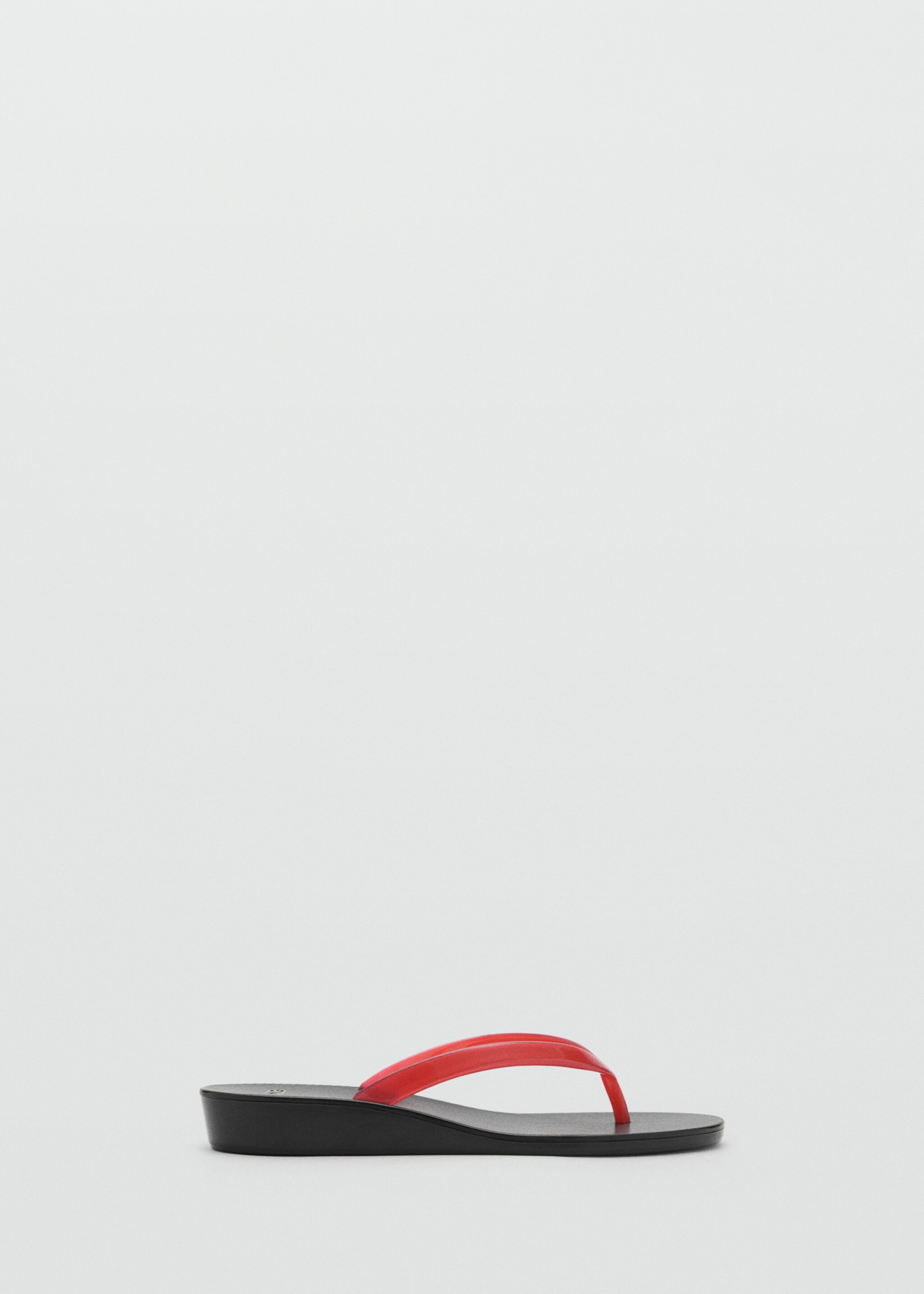 Open-back sandals with strap - Article without model