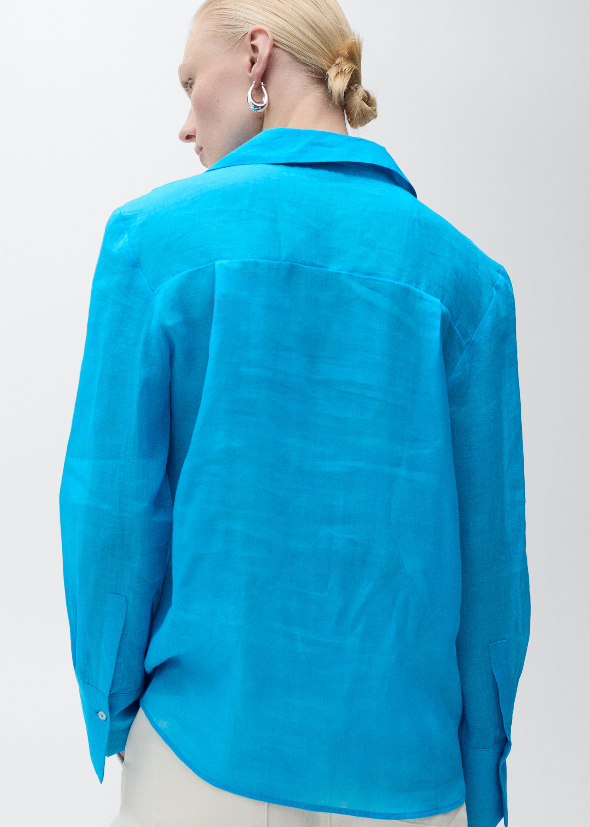 Camisa ramio botones ocultos - Reverso del artículo