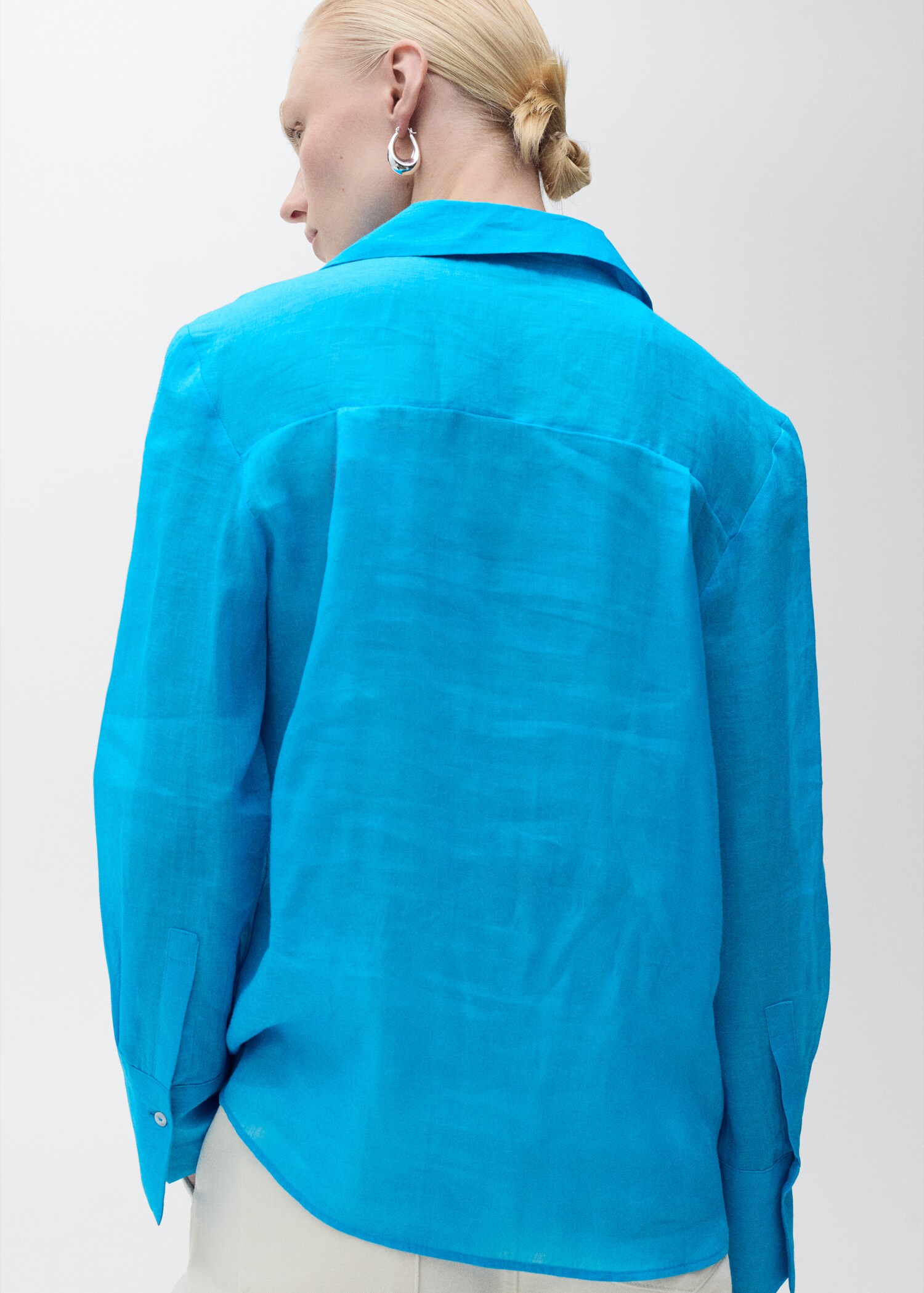 Camisa ramio botones ocultos - Reverso del artículo