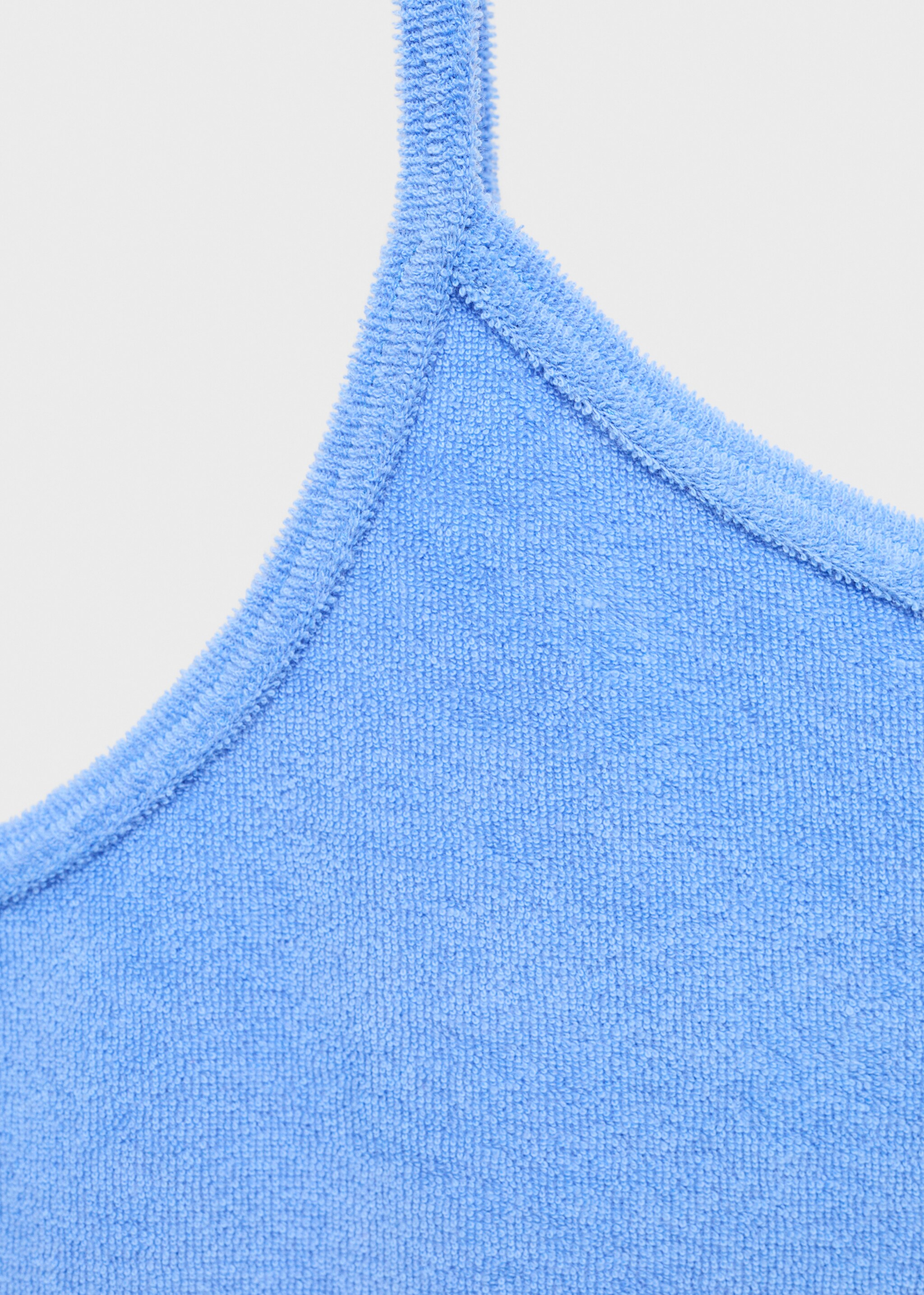 Cotton terry dress - Details of the article 8