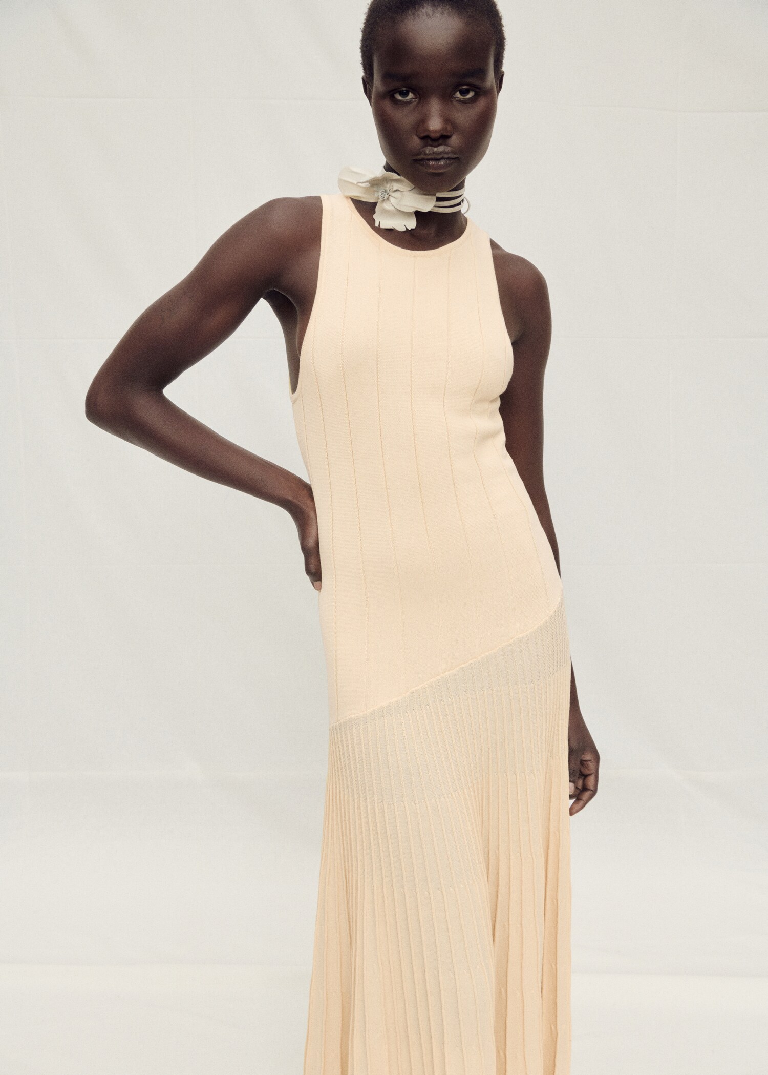 Zalora Mango Bow Knitted Dress Womens Dresses Printed Bow Dress