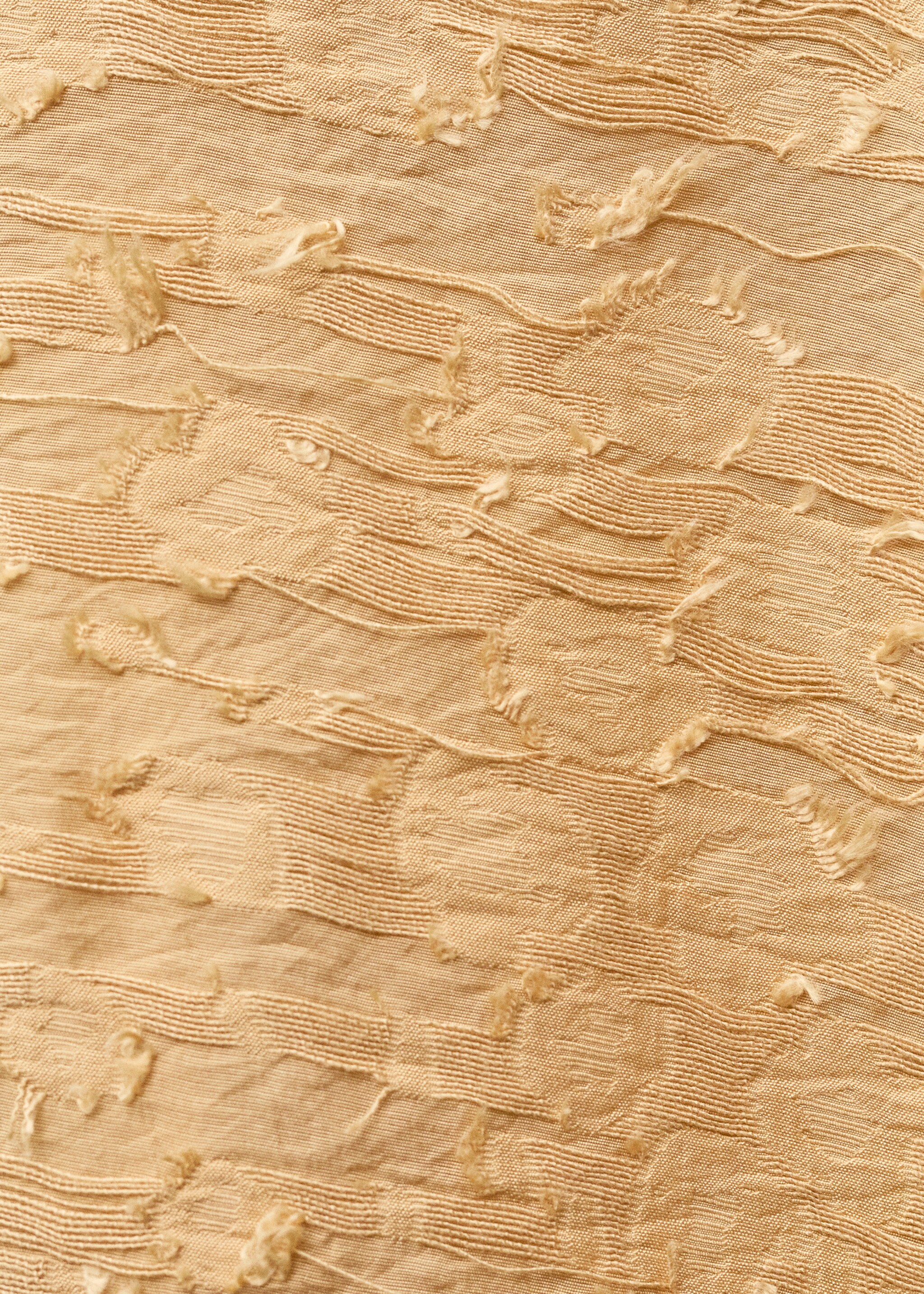 Textured oversize shirt - Details of the article 0