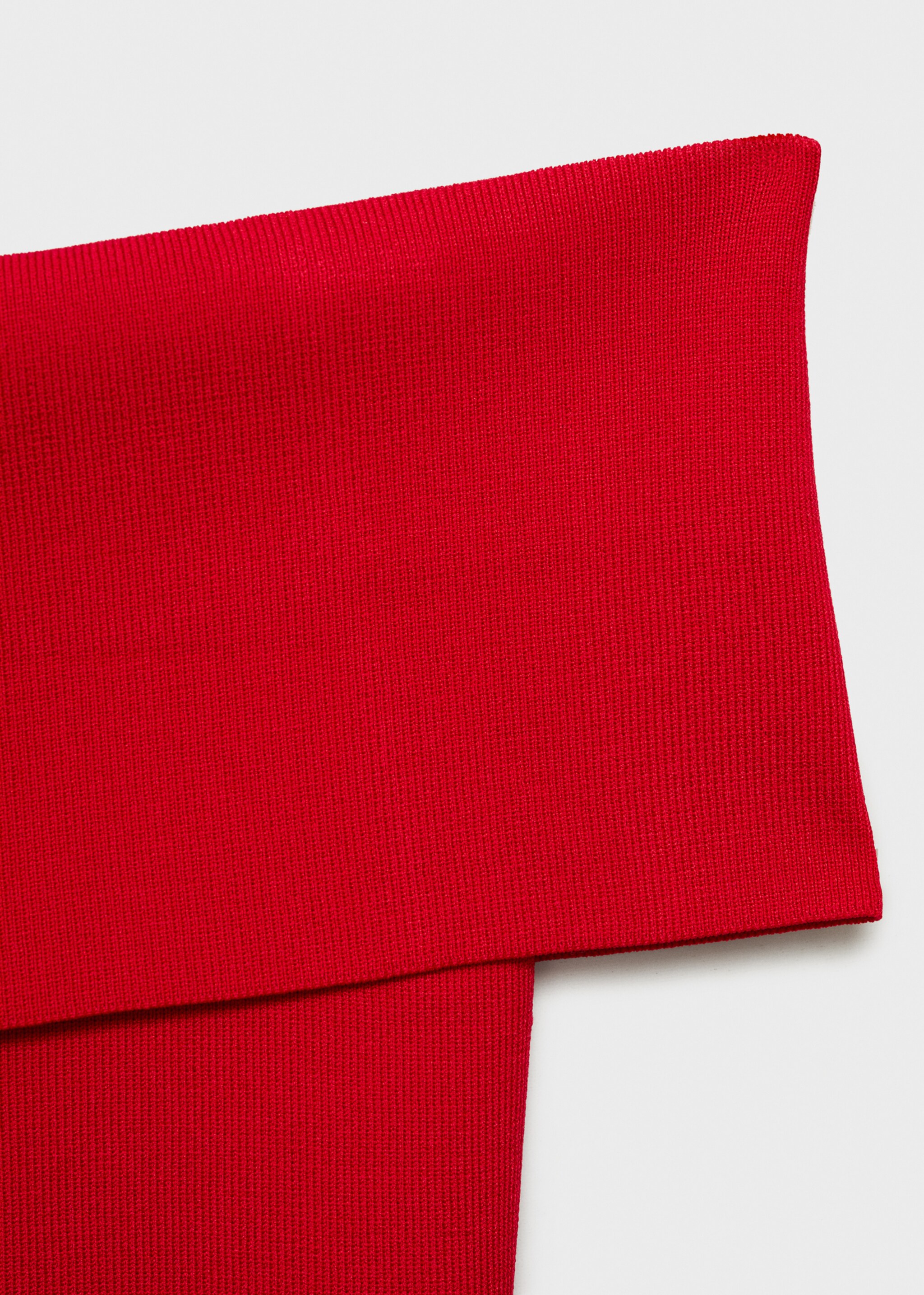 Off-the-shoulder knit top - Details of the article 0