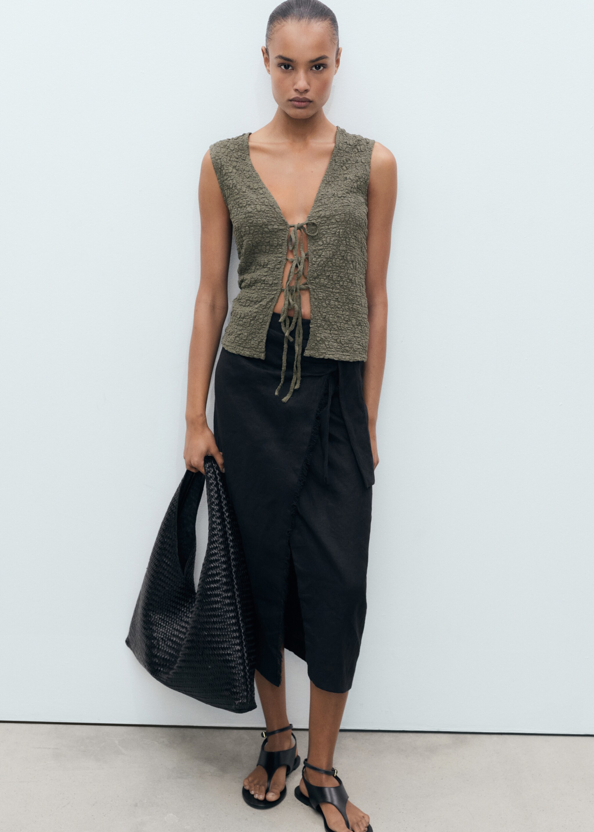 Bow texture top - Details of the article 2