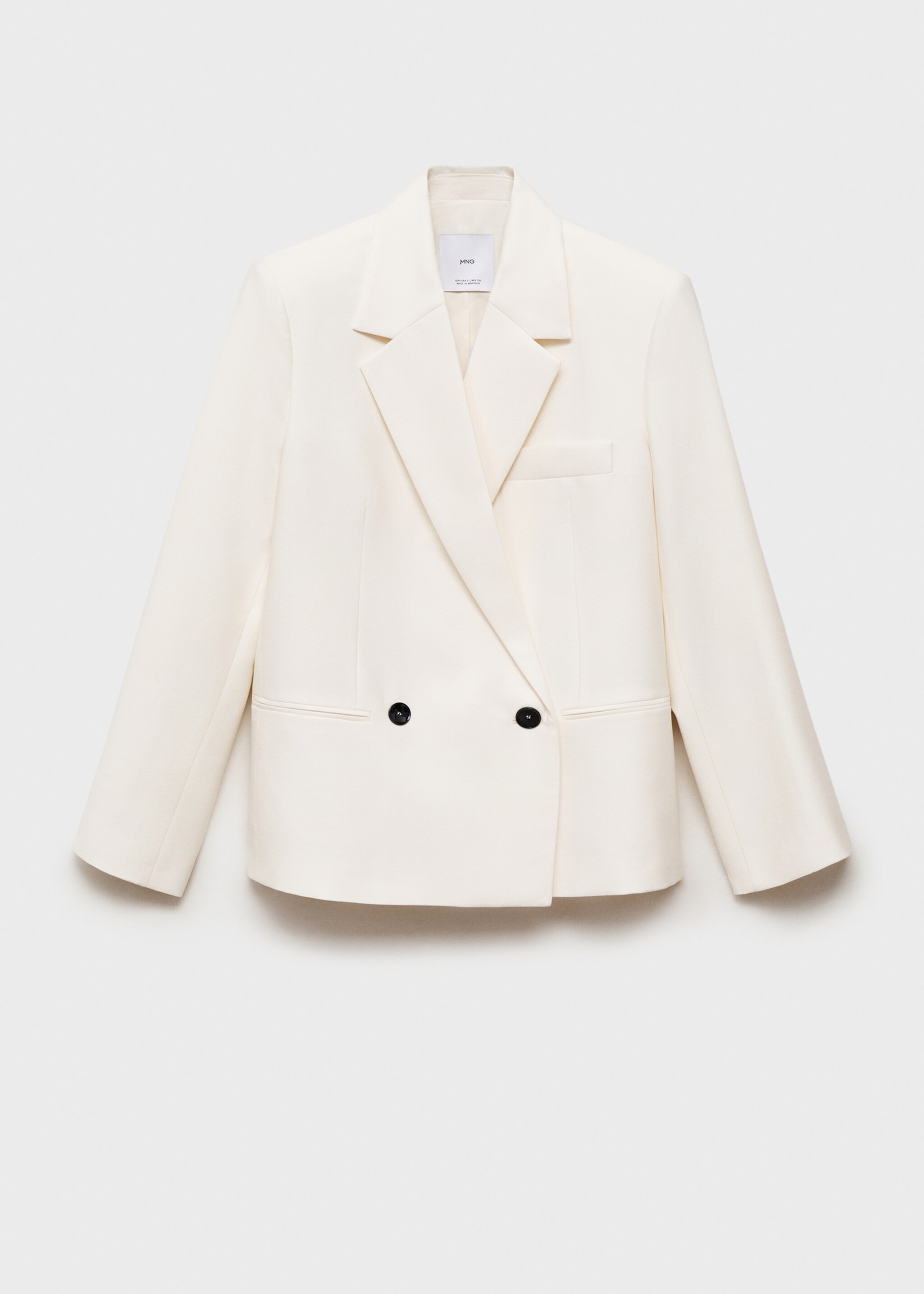Contrasting double-breasted jacket - Article without model