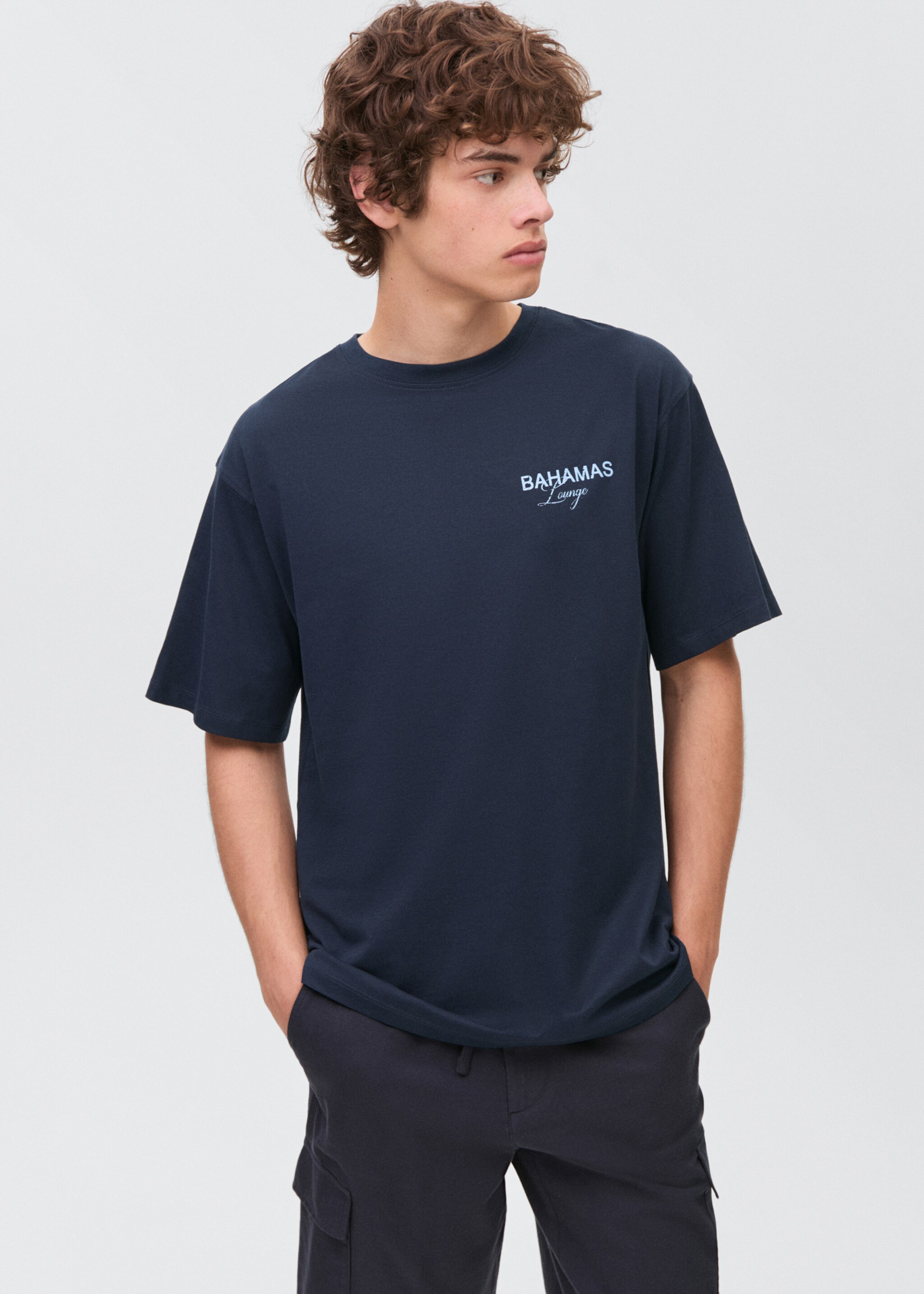 Short-sleeved printed t-shirt - Medium plane