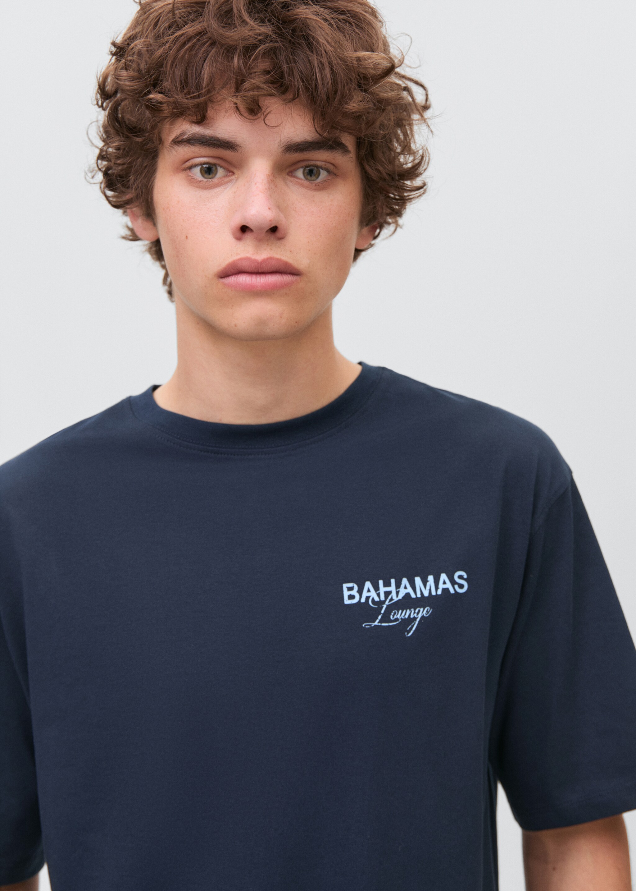 Short-sleeved printed t-shirt - Details of the article 1