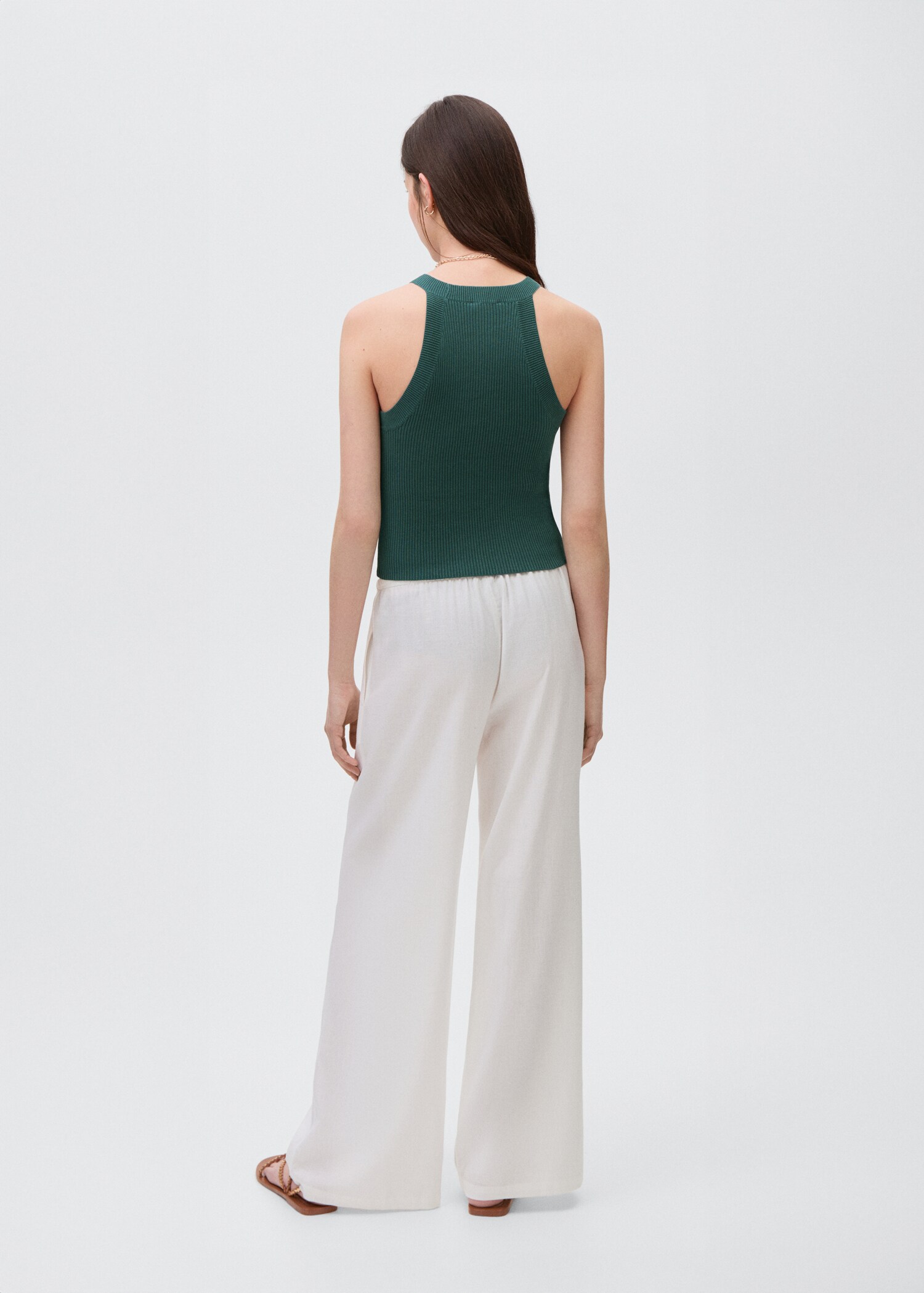 Top cuello halter - Reverso del artículo
