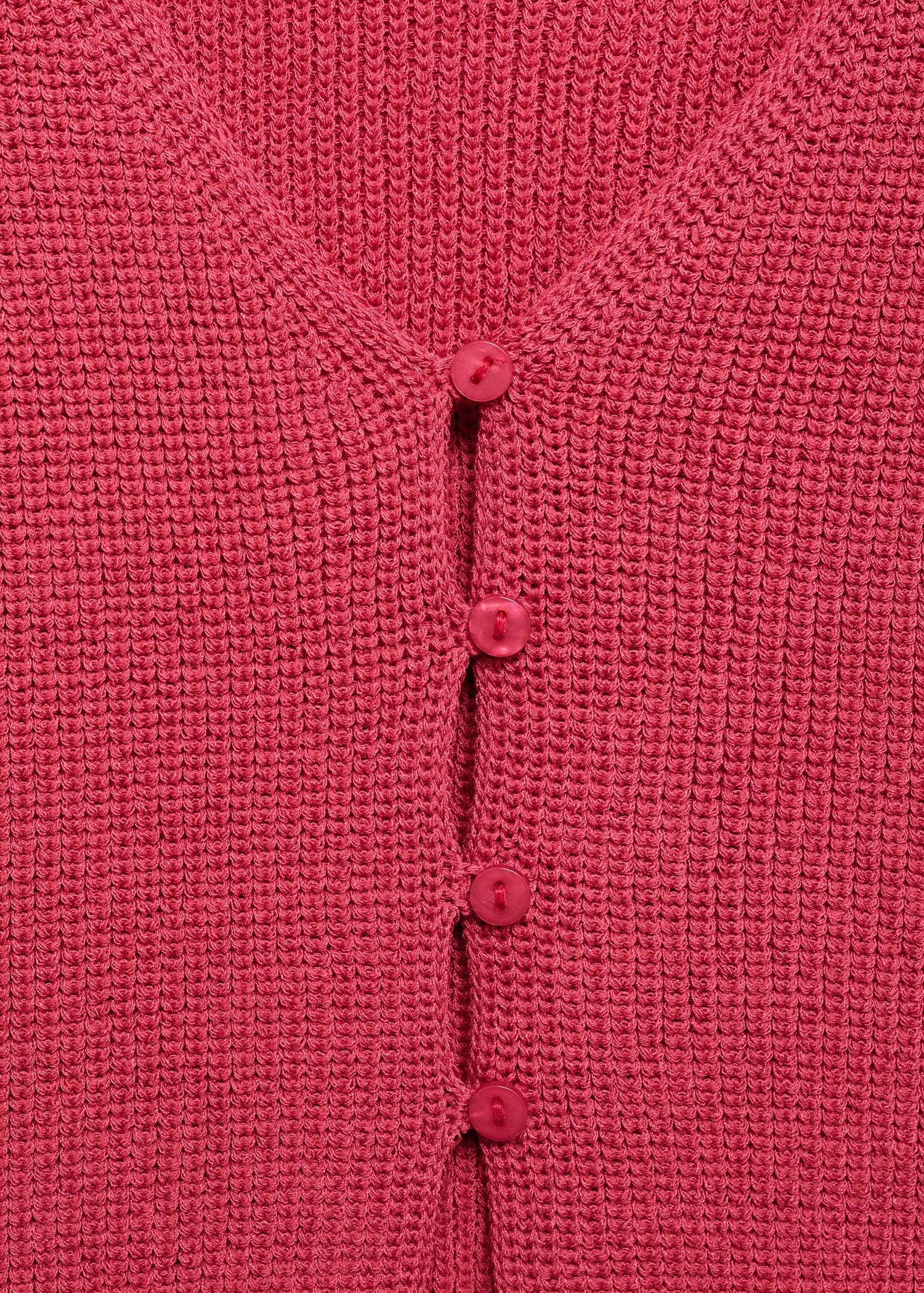 Buttoned knit top - Details of the article 0