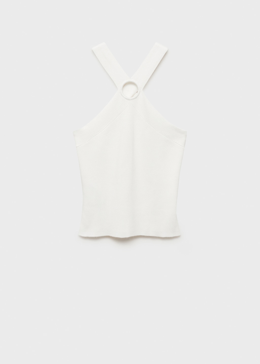 Halter-neck knitted top - Teen | MANGO USA