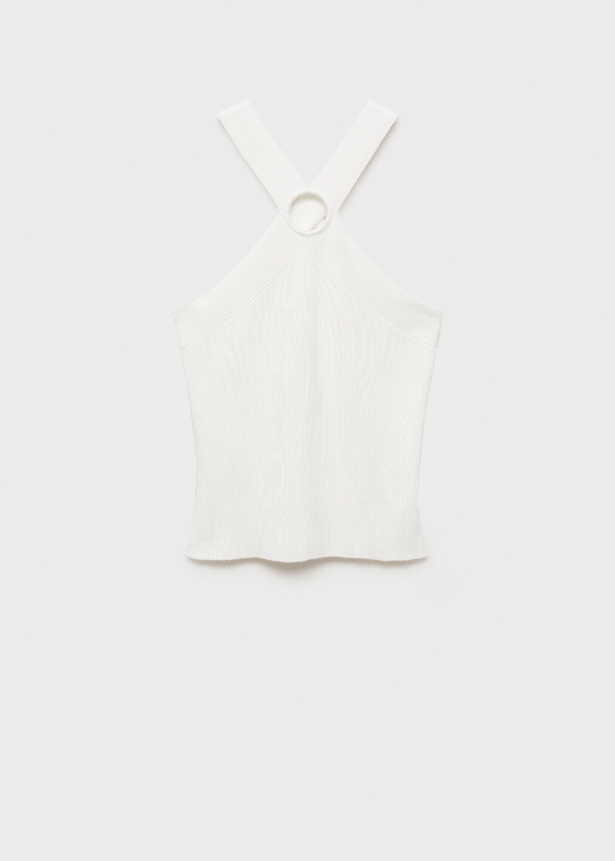 Halter-neck knitted top - Article without model