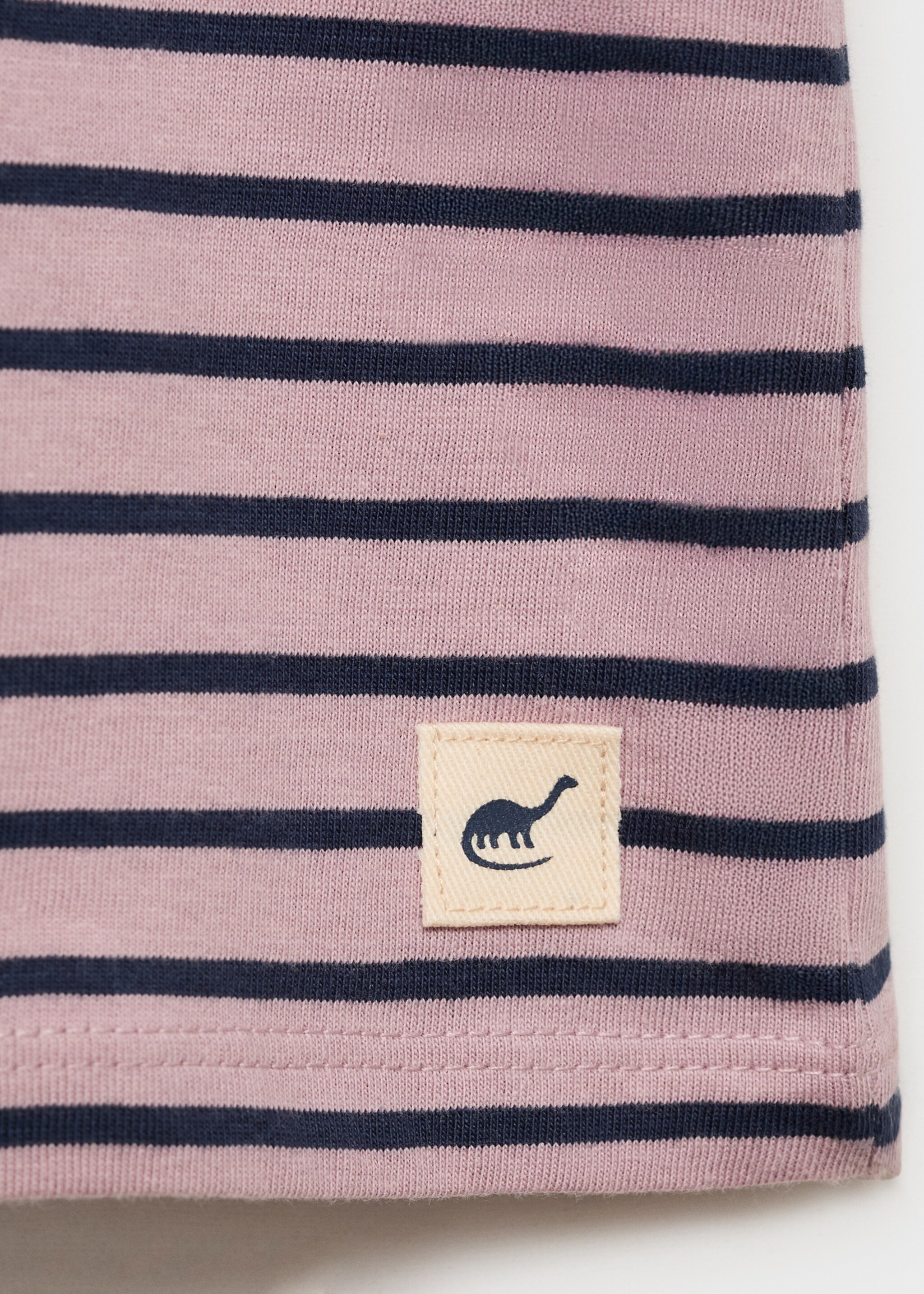 Striped cotton T-shirt - Details of the article 0