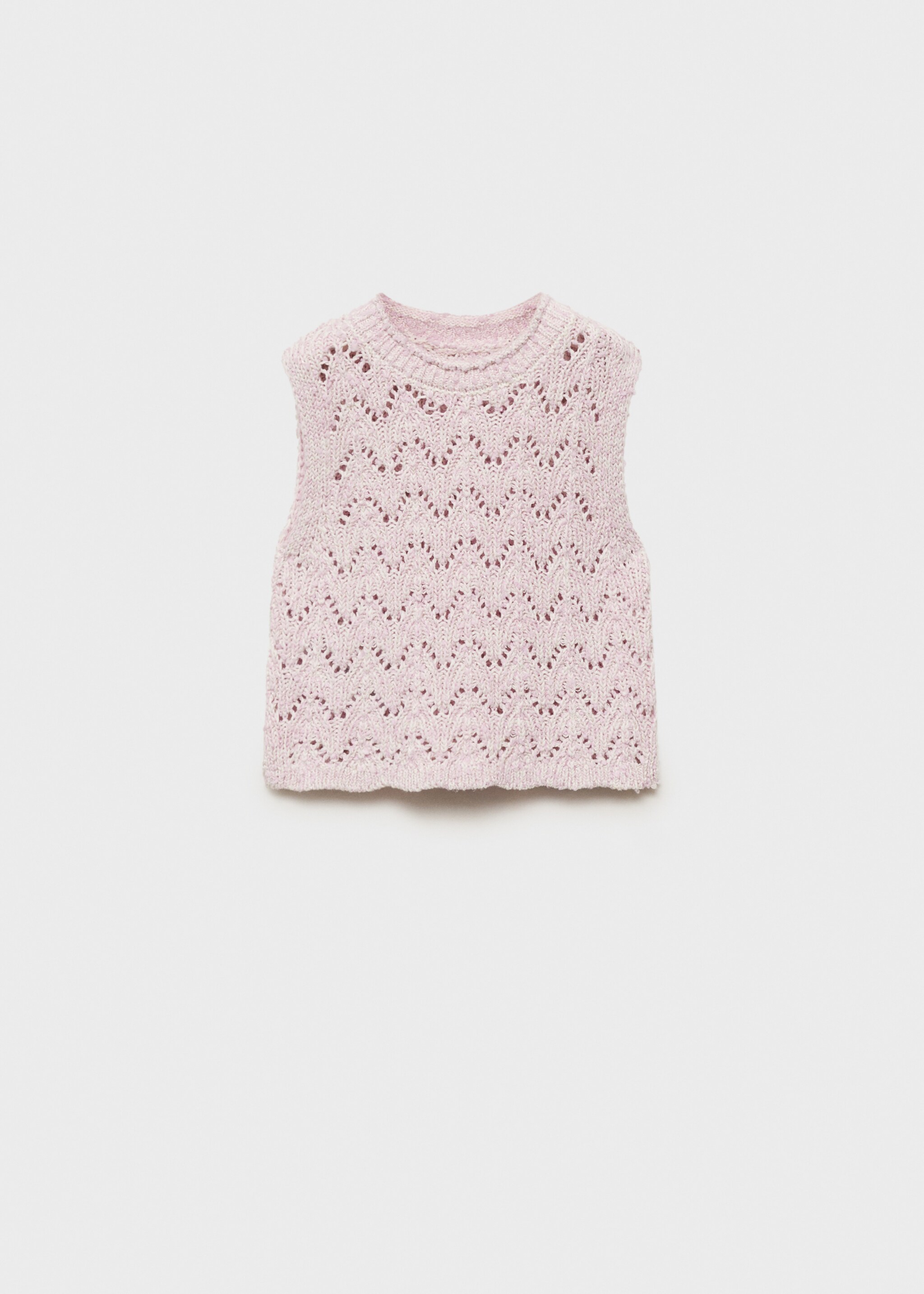 Openwork knit top - Article without model