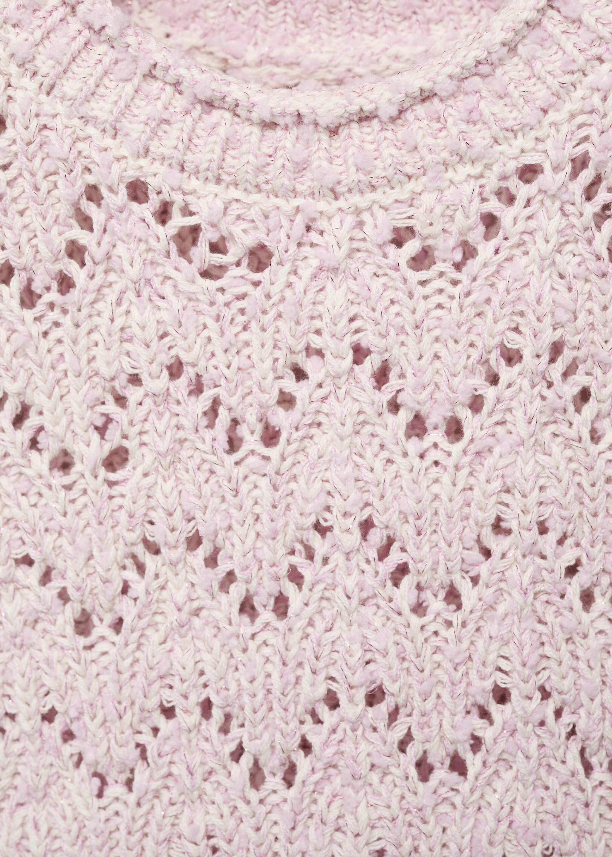 Openwork knit top - Details of the article 8