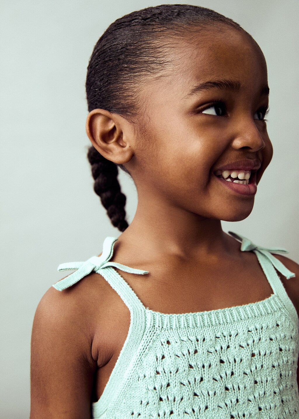 Crochet top with straps