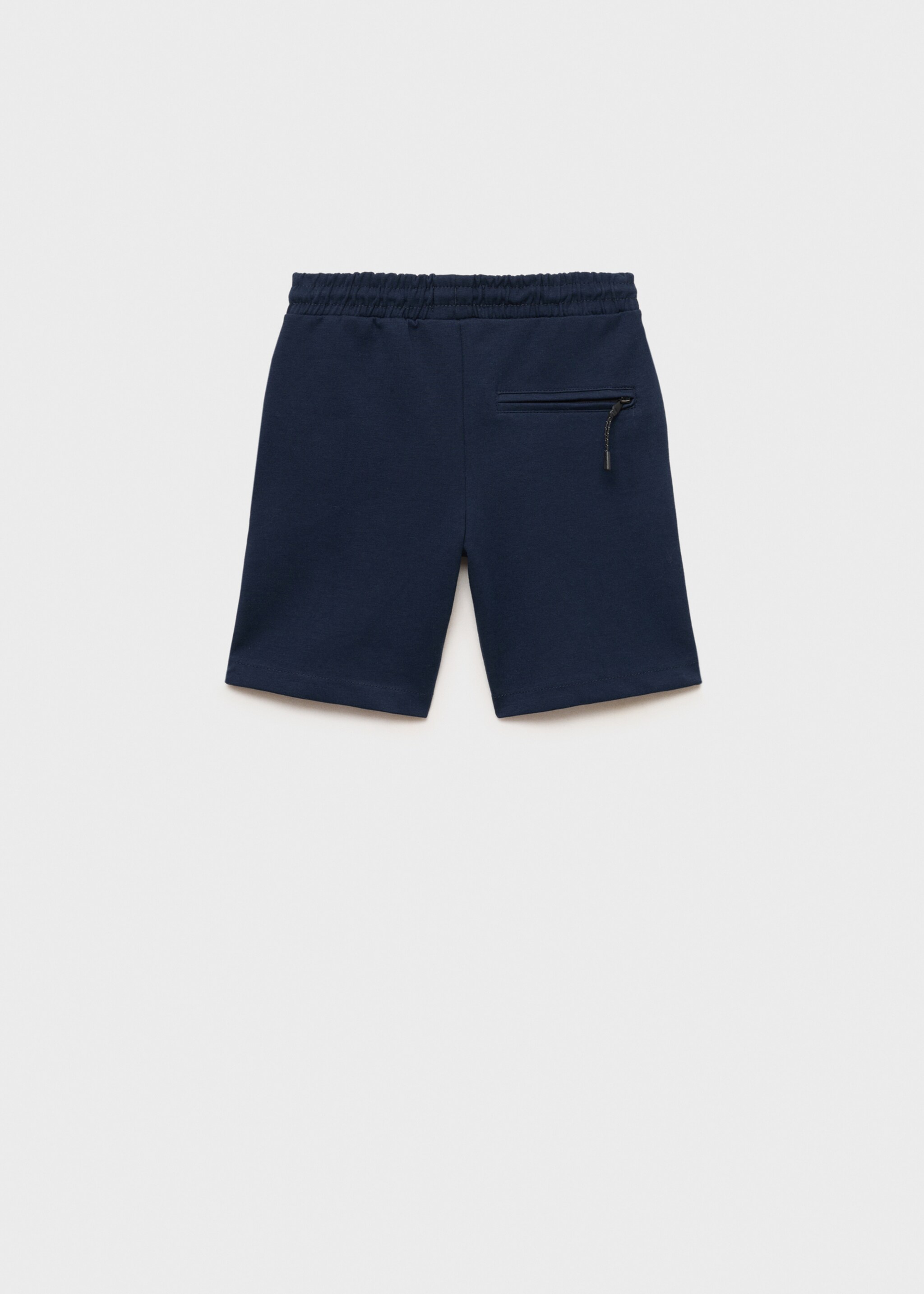 Cotton shorts with drawstring - Reverse of the article