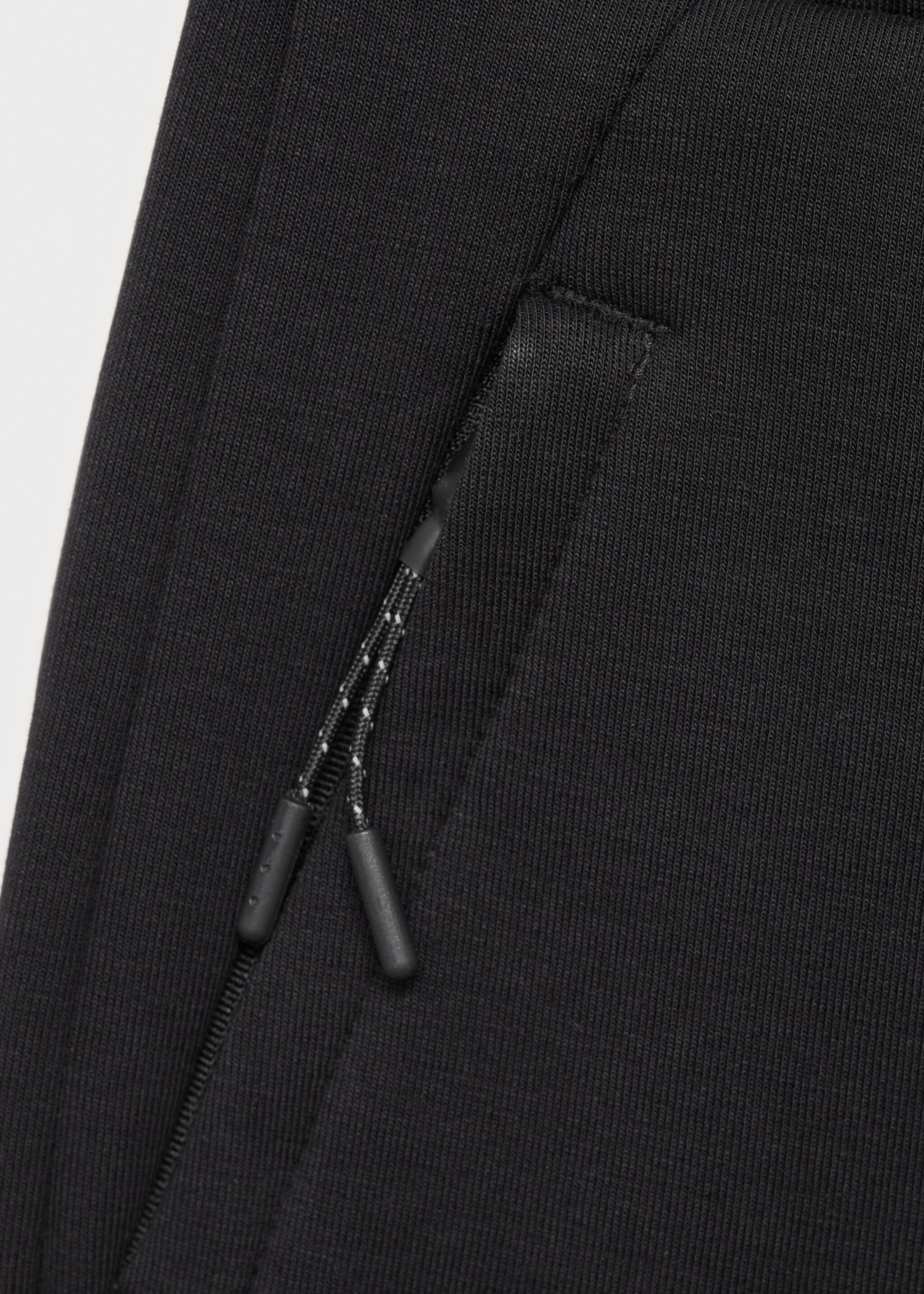 Cotton shorts with drawstring - Details of the article 0