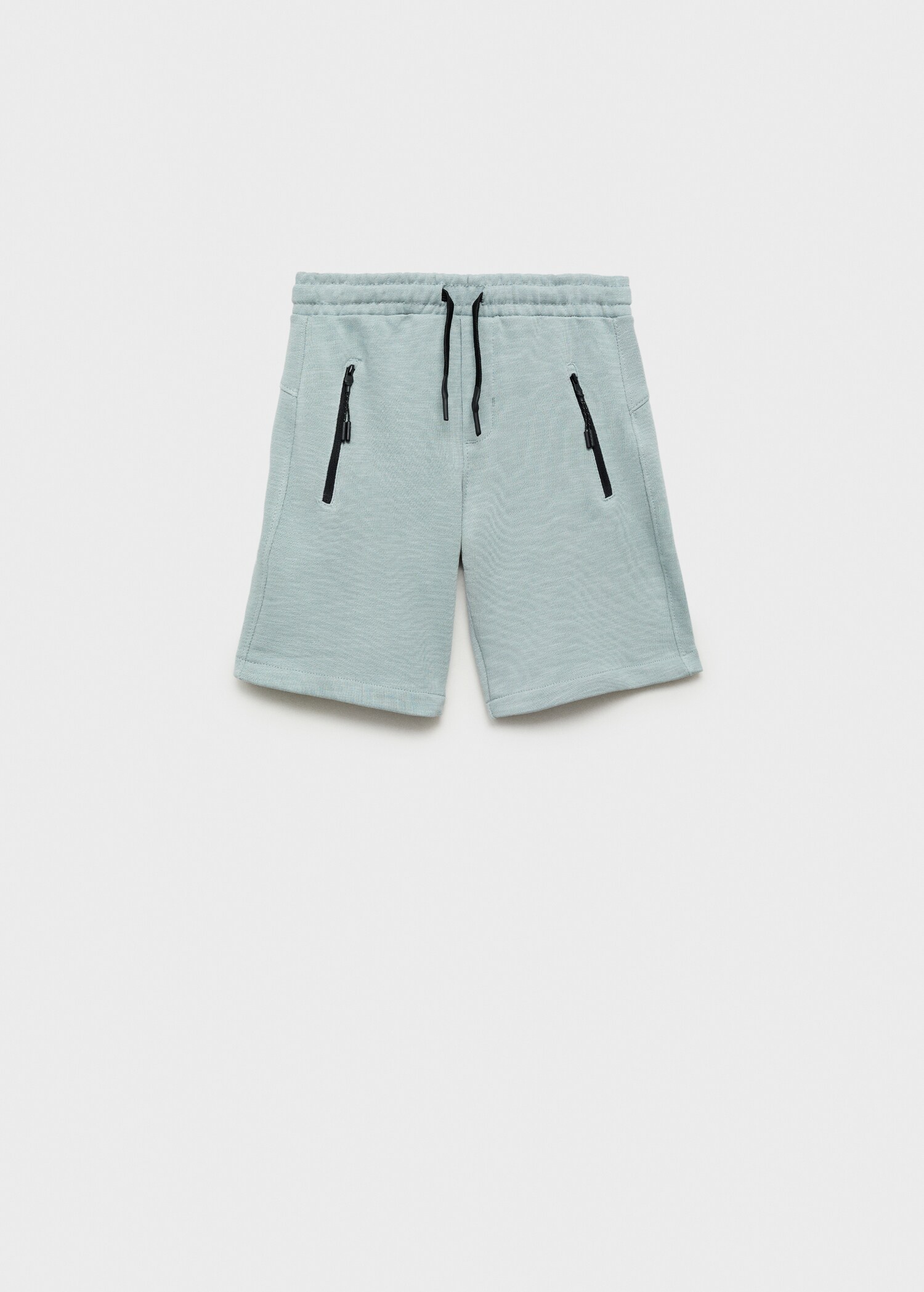 Contrast pockets Bermuda shorts - Article without model