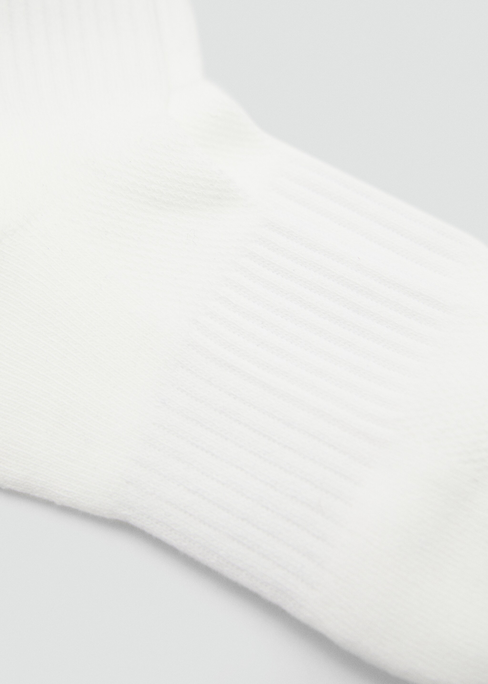 Striped socks with embroidered message - Details of the article 1
