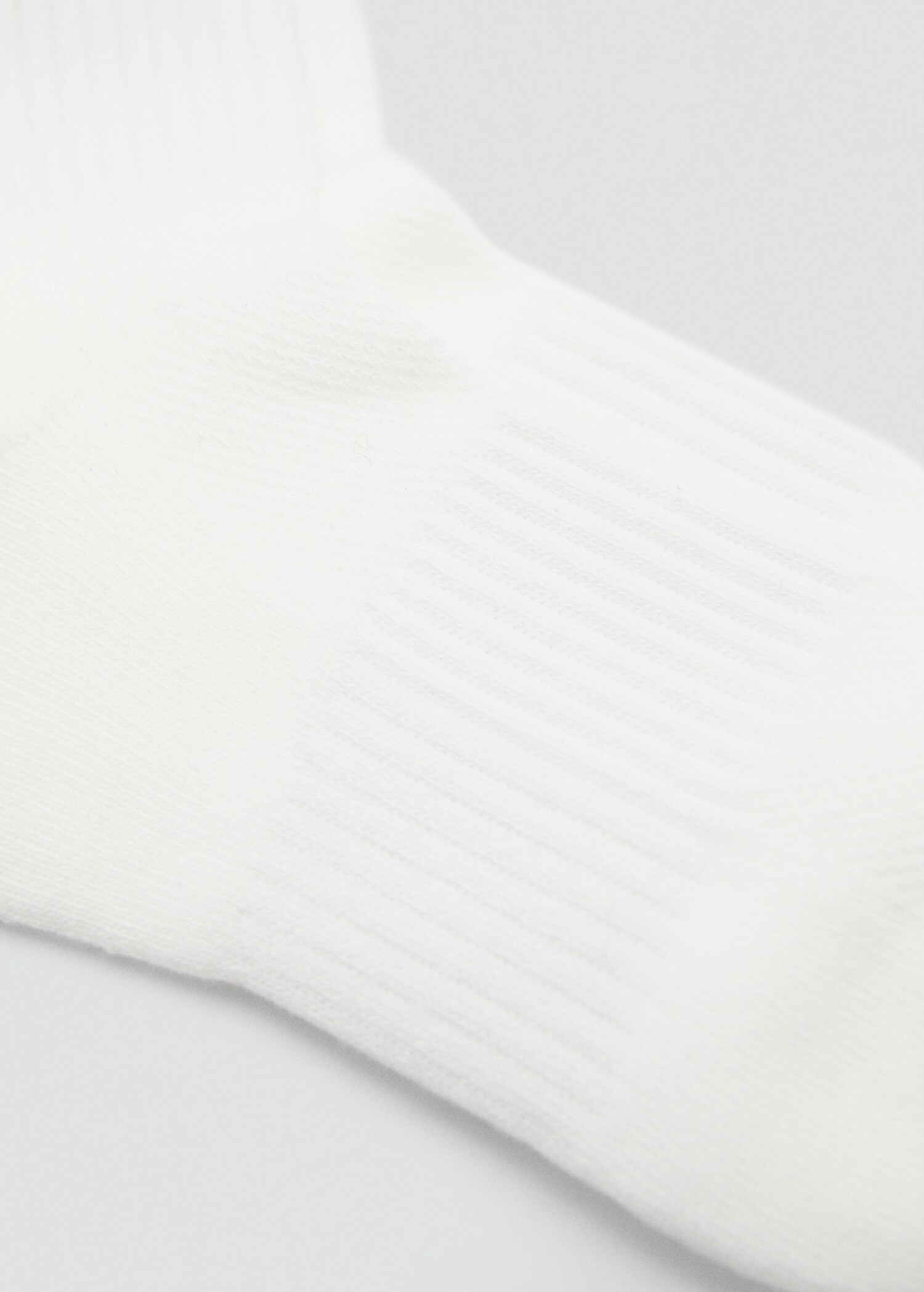 Striped socks with embroidered message - Details of the article 1