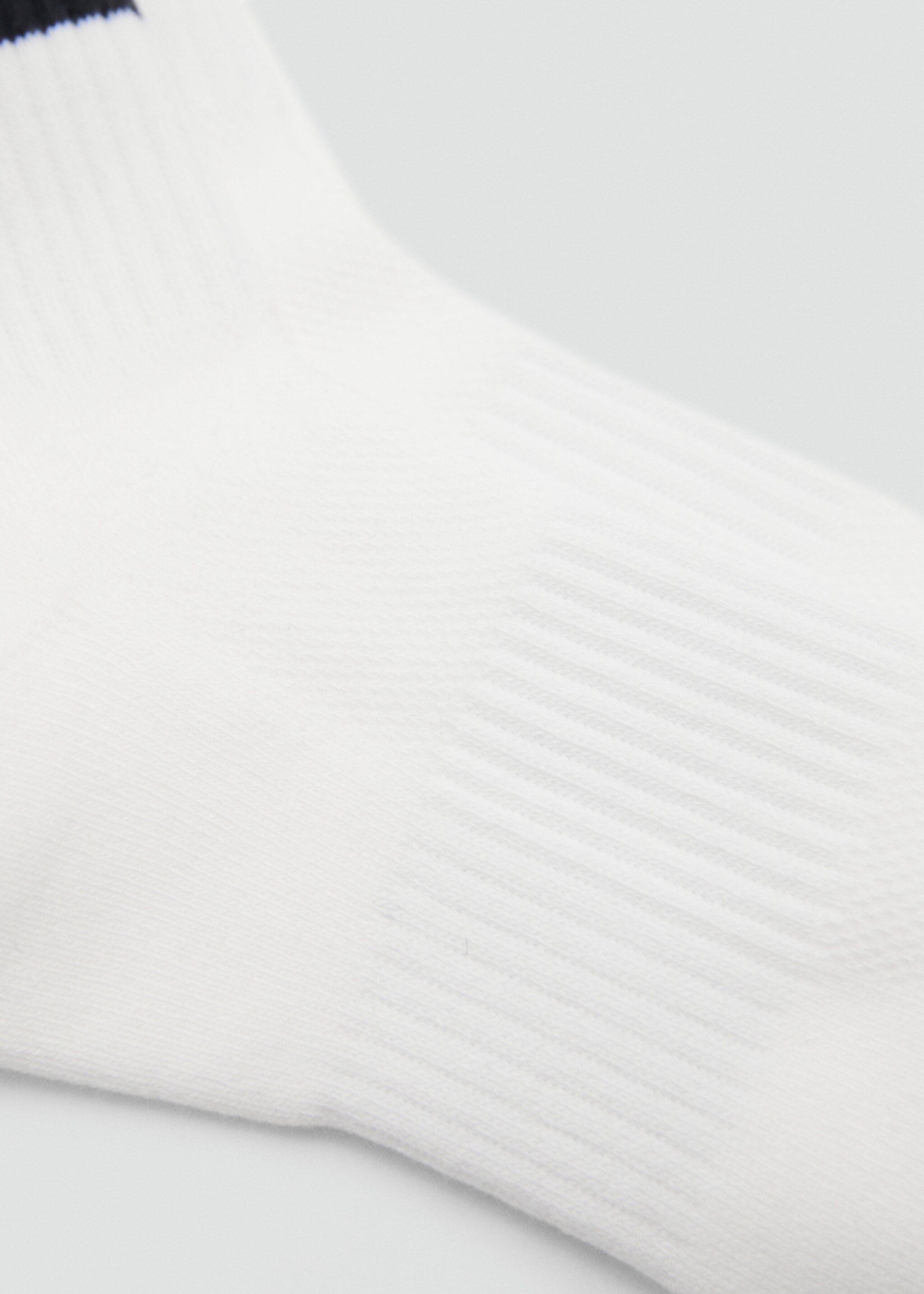 Striped socks with embroidered message - Details of the article 1