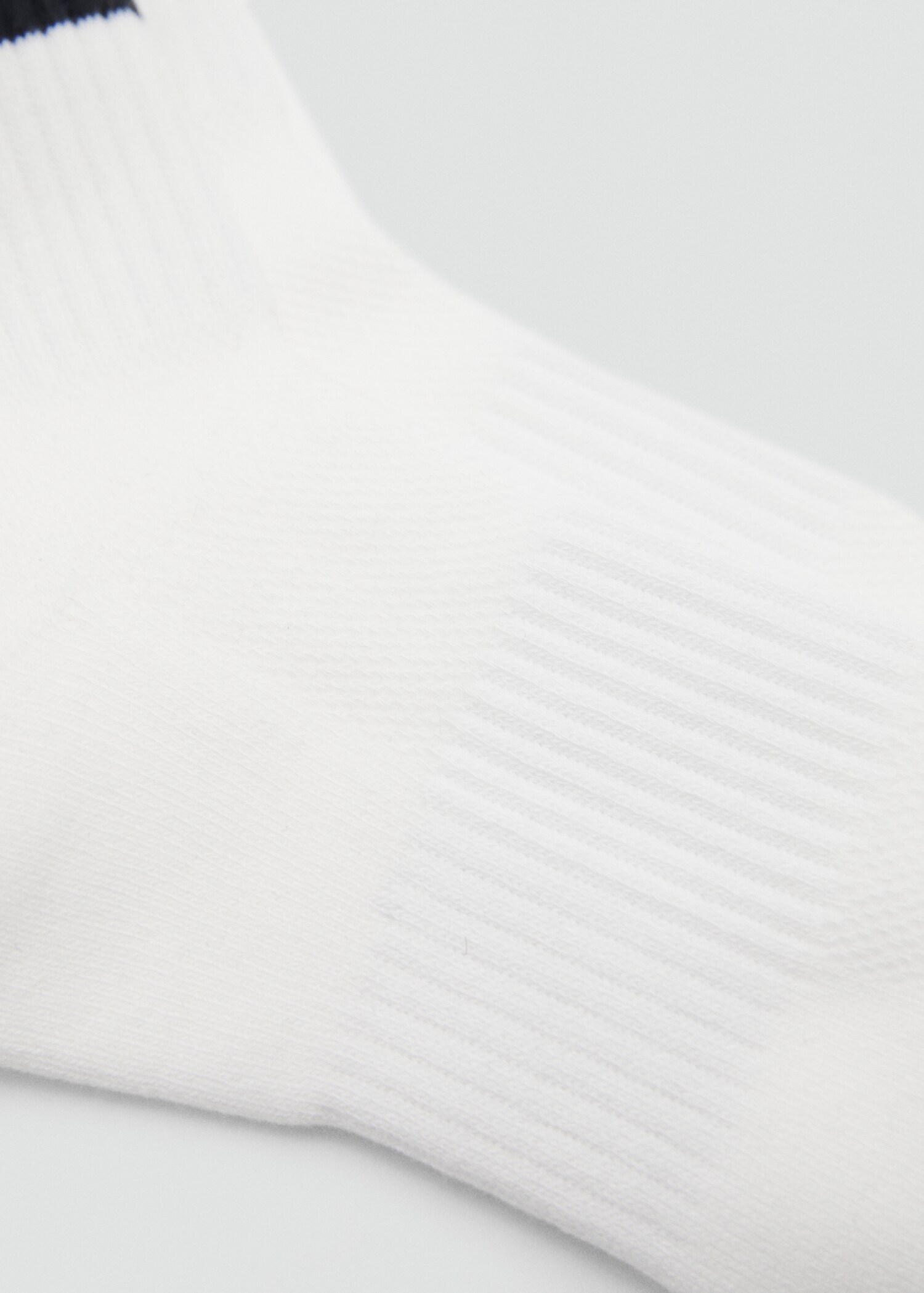 Chaussettes rayées avec message brodé - Détail de l'article 1