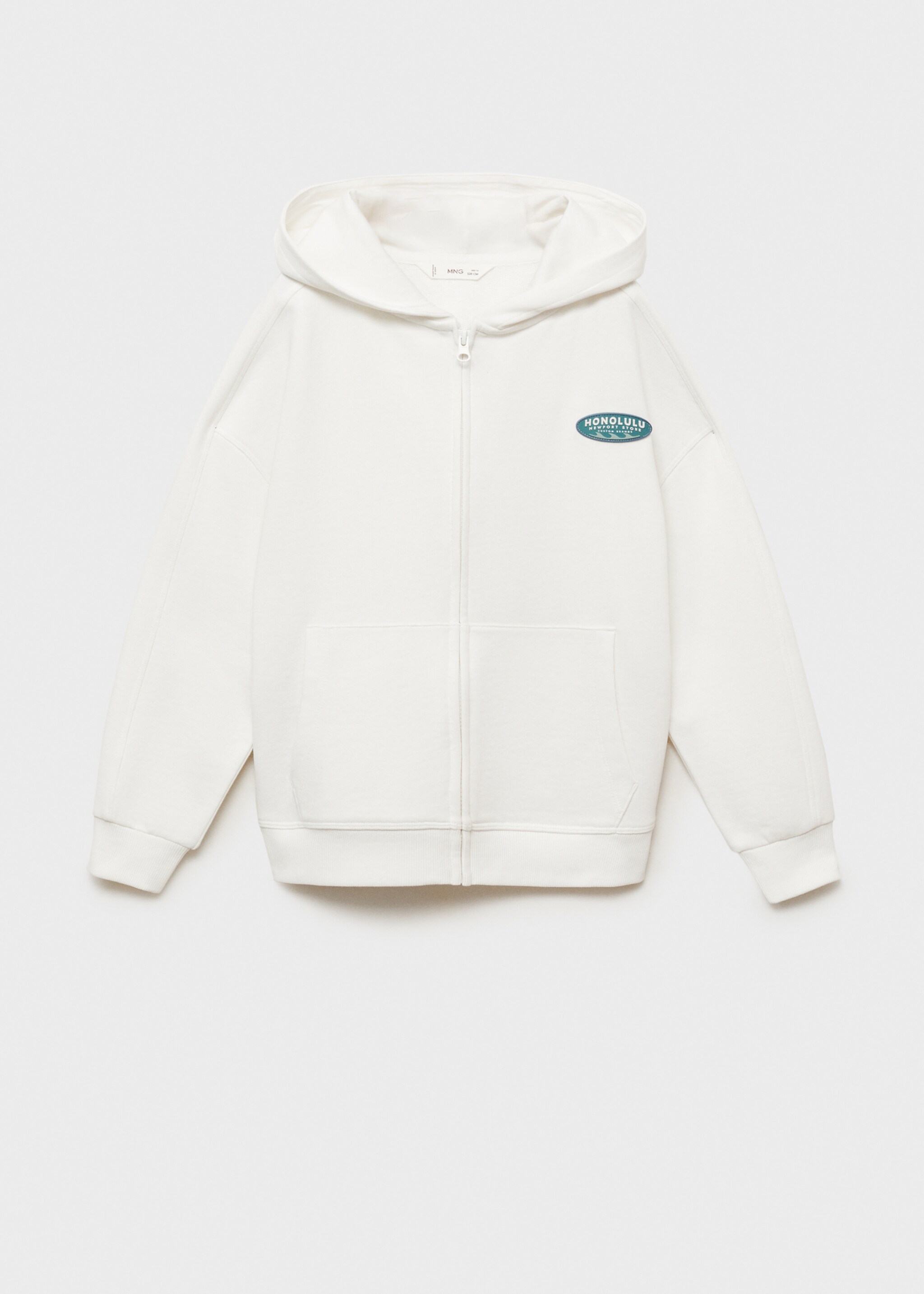 Sweat-shirt zippé à capuche - Article sans modèle